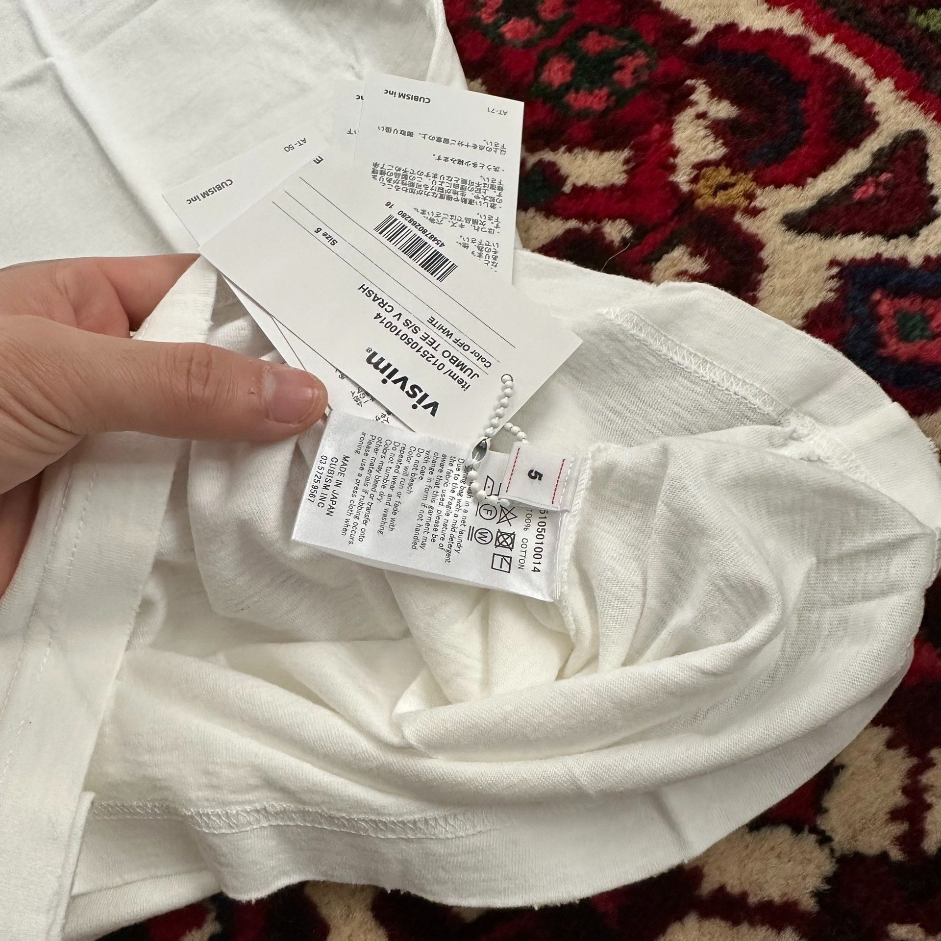 Visvim VISVIM 25SS JUMBO TEE T-Shirt Size US XXL / EU 58 / 5 - 6 Thumbnail