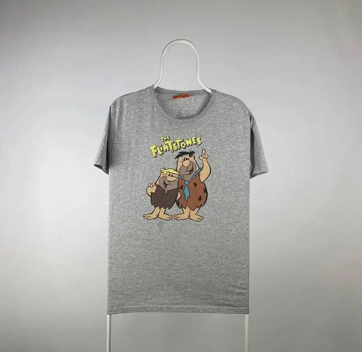 Anime Flintstones T-shirt anima movie size XLarge grey band tee Size US XL / EU 56 / 4 - 1 Thumbnail