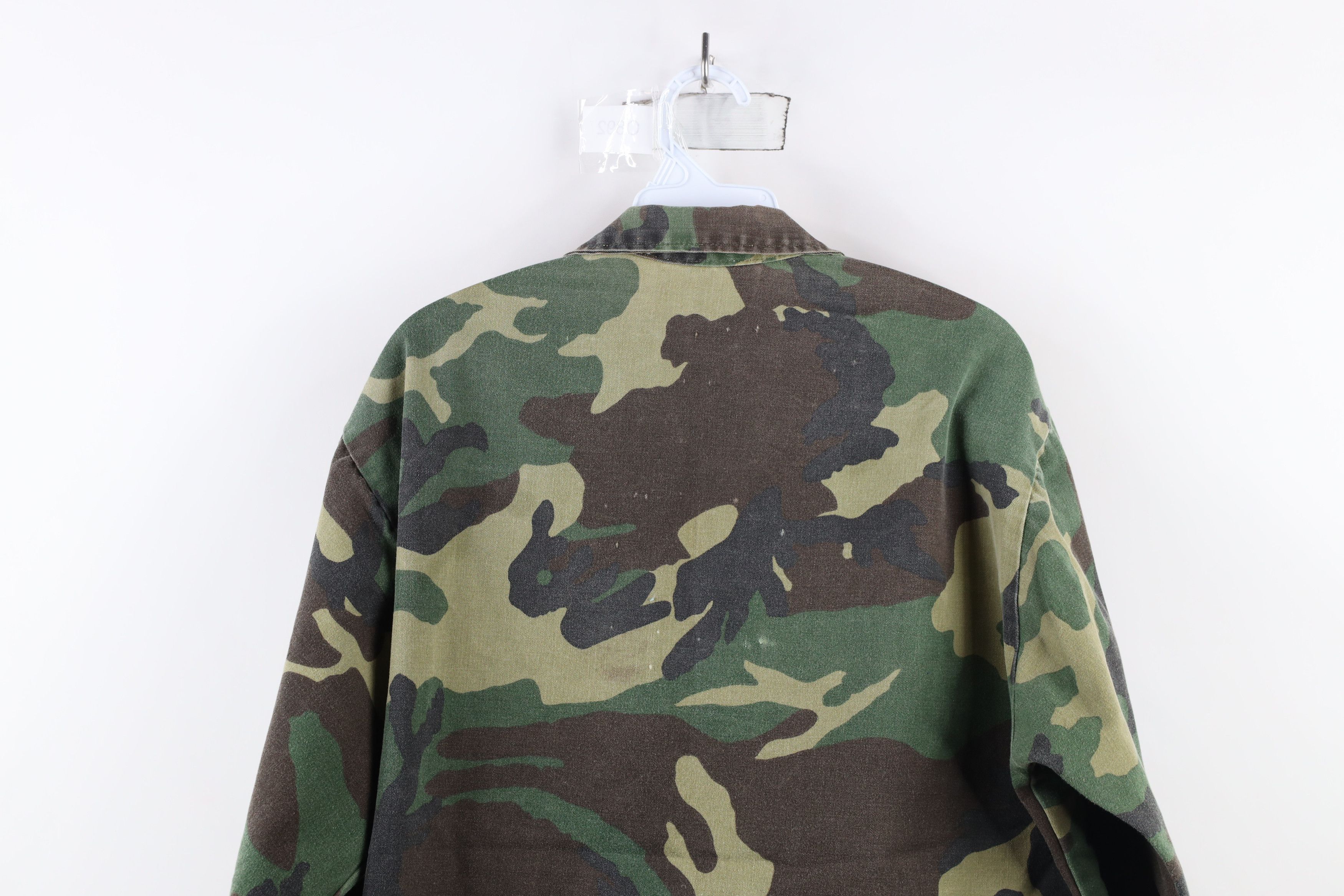 Vintage Vintage 70s Military Camouflage Combat Field Jacket Coat Size US L / EU 52-54 / 3 - 14 Thumbnail