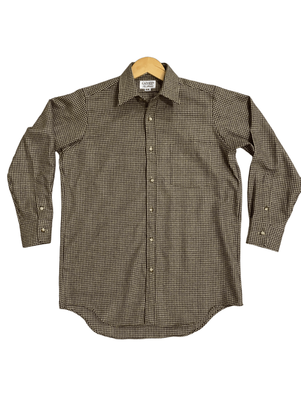 Lanvin Lanvin Mohair Small Checked Button Down Size US M / EU 48-50 / 2 - 3 Thumbnail