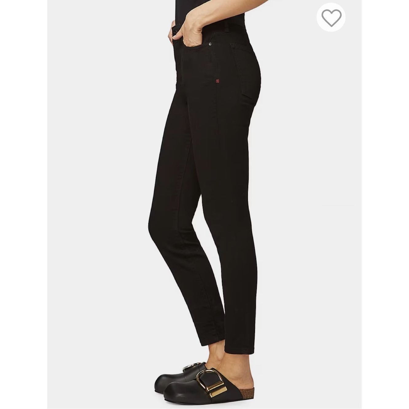 Warpweft Company Warp + Weft Womens Jeans Petite 24 JFK Skinny Black Goth Mod Size 24" / US 00 / IT 34 - 3 Thumbnail