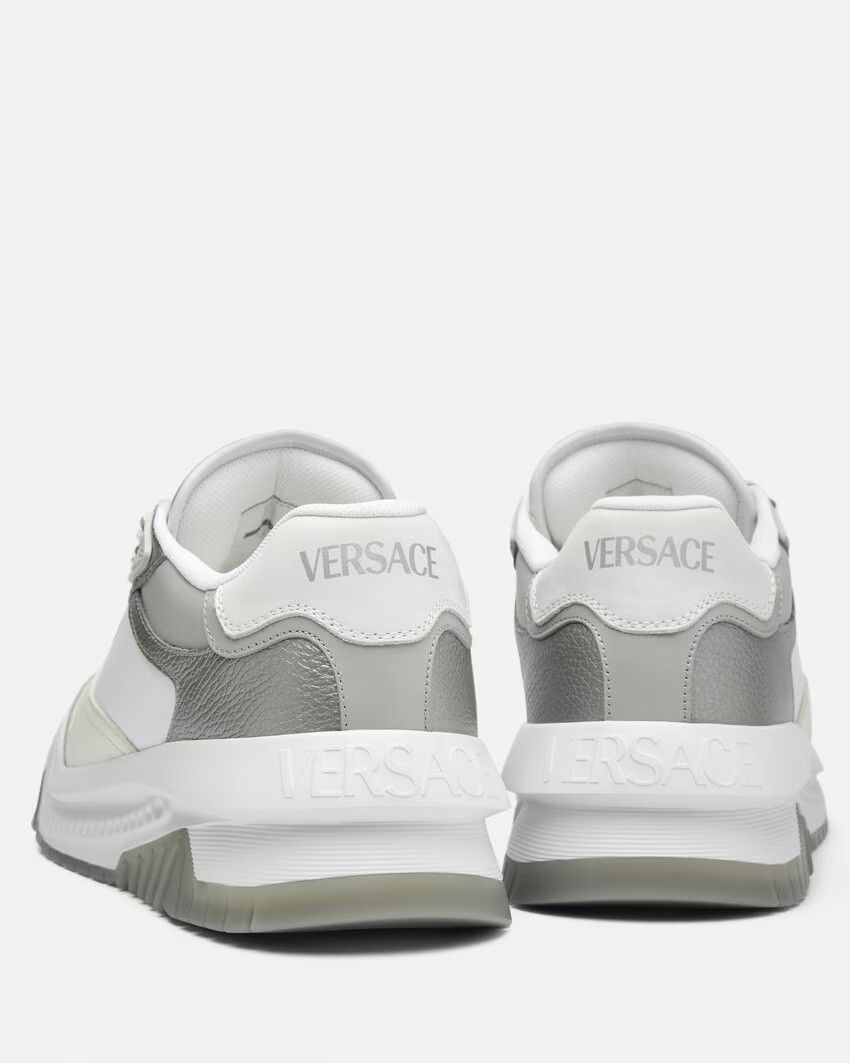 Versace o1s22i1n1224 Odiessea Sneakers in White Grey Size US 9 / EU 42 - 6 Thumbnail