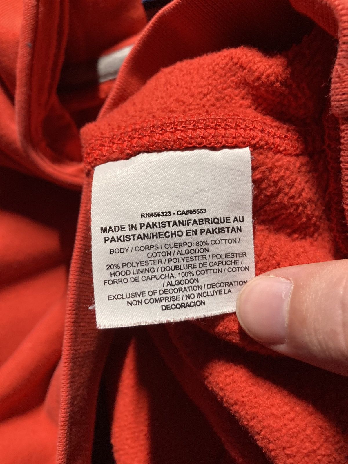 Nike × Vintage ⛩️Vintage Nike Hoodie Small Logo Red Y2K Baggy Old Faded Size US M / EU 48-50 / 2 - 5 Thumbnail