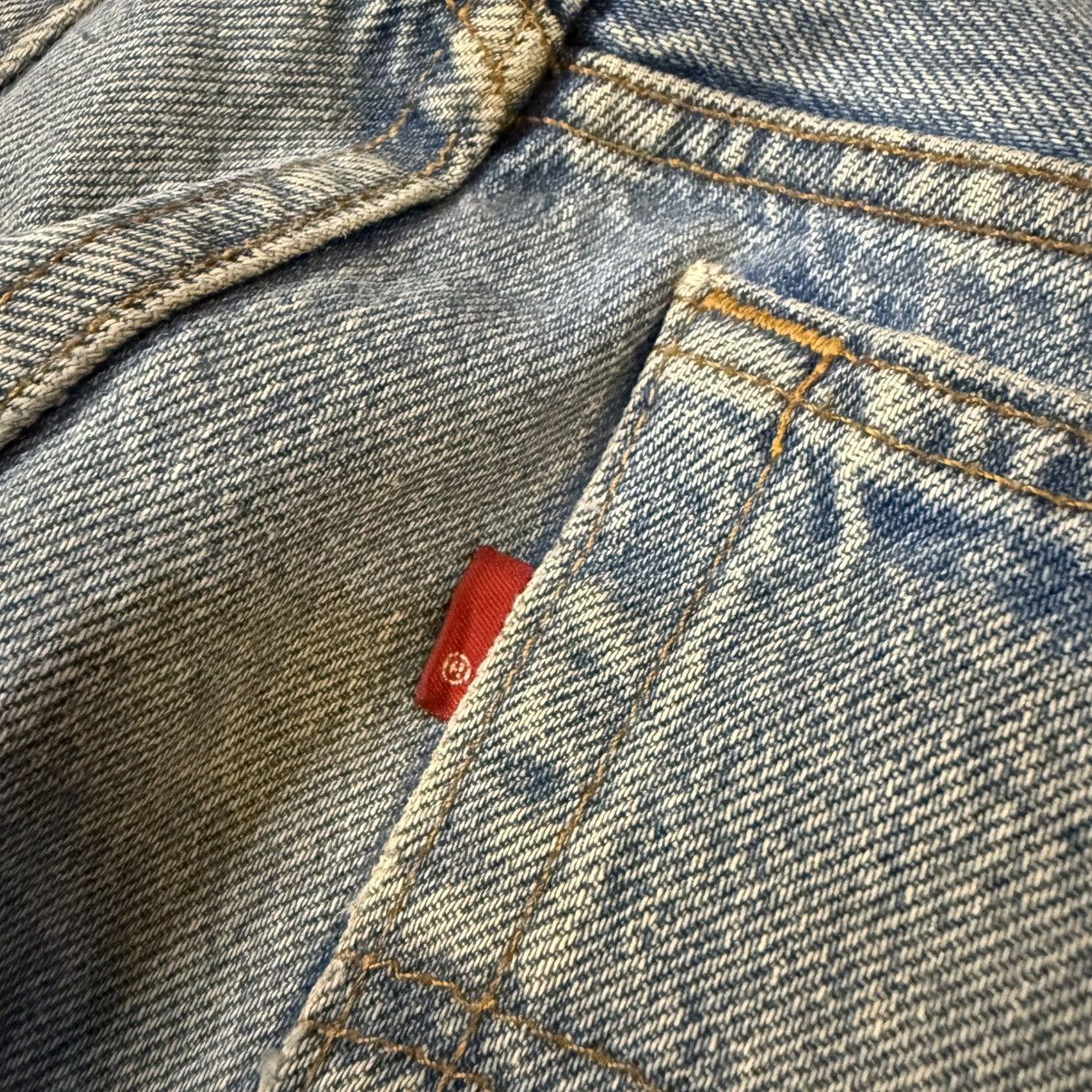 🔥🇺🇸 90s Levis 501 Light Wash Distressed Denim Made in USA