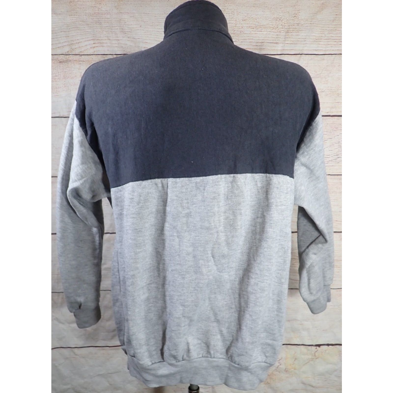 Vintage VINTAGE Alcatraz Swim Team Sweatshirt 80s Gray Women’s XL Casual Grunge Retro Size XL / US 12-14 / IT 48-50 - 4 Thumbnail