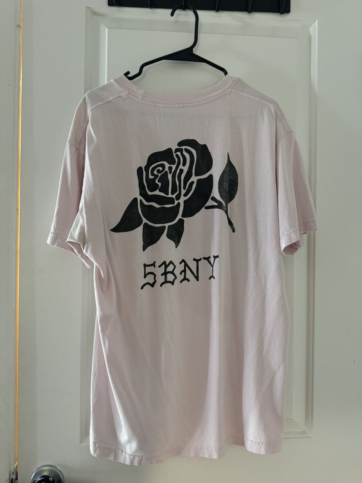 Japanese Brand 5boro NYC Pink tee Size US L / EU 52-54 / 3 - 2 Thumbnail