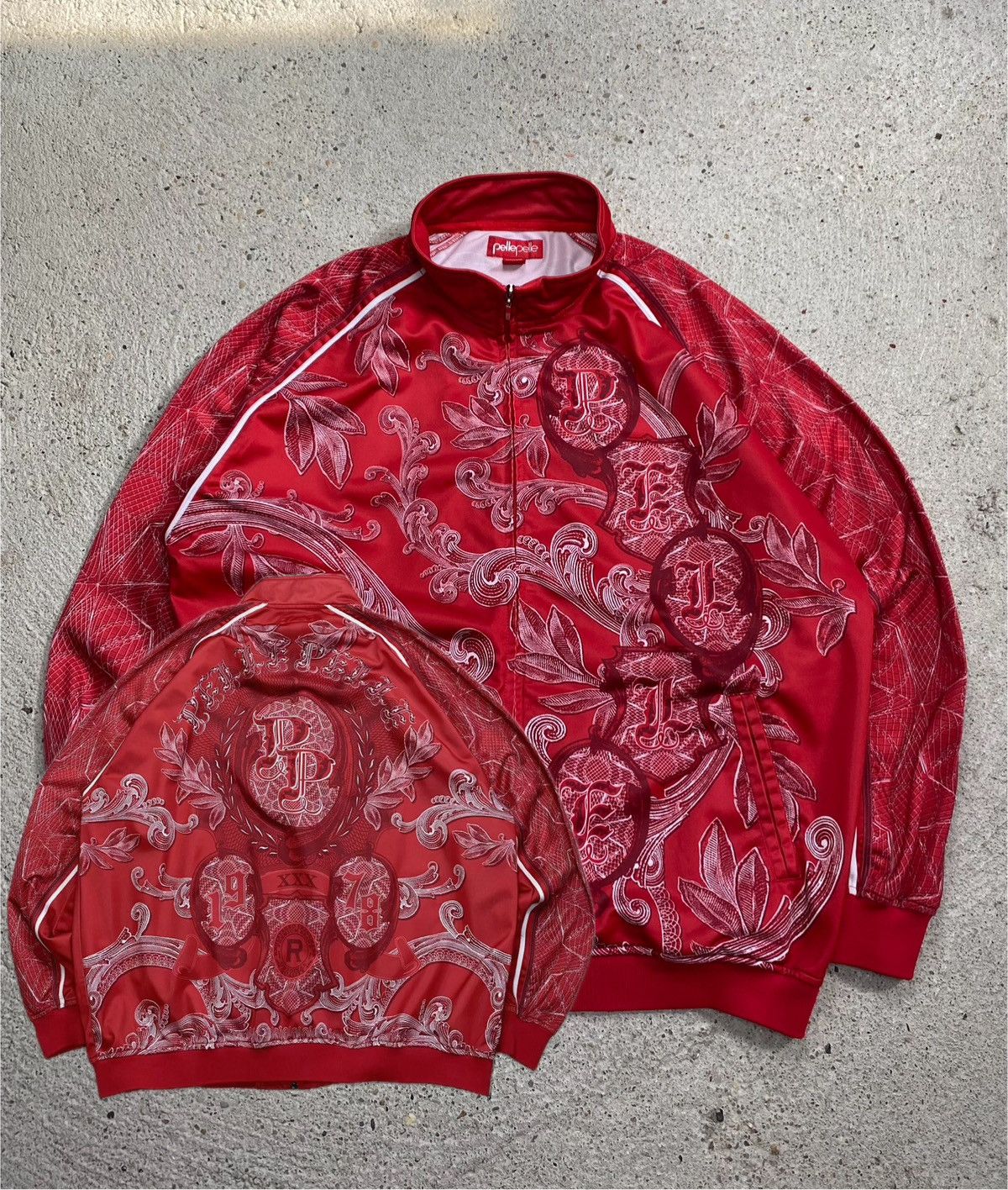 Pelle Pelle Pelle pelle track jacket affliction jnco southpole red Size US XXL / EU 58 / 5 - 1 Thumbnail