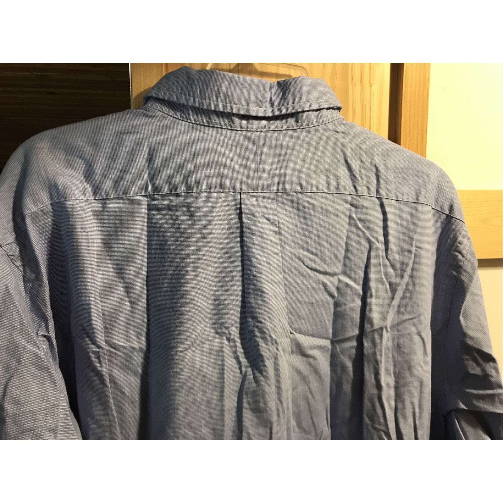 Ralph Lauren Ralph Lauren Vintage Men’s 18 46 Blue Check LS Cotton Shirt Size US XXL / EU 58 / 5 - 12 Thumbnail