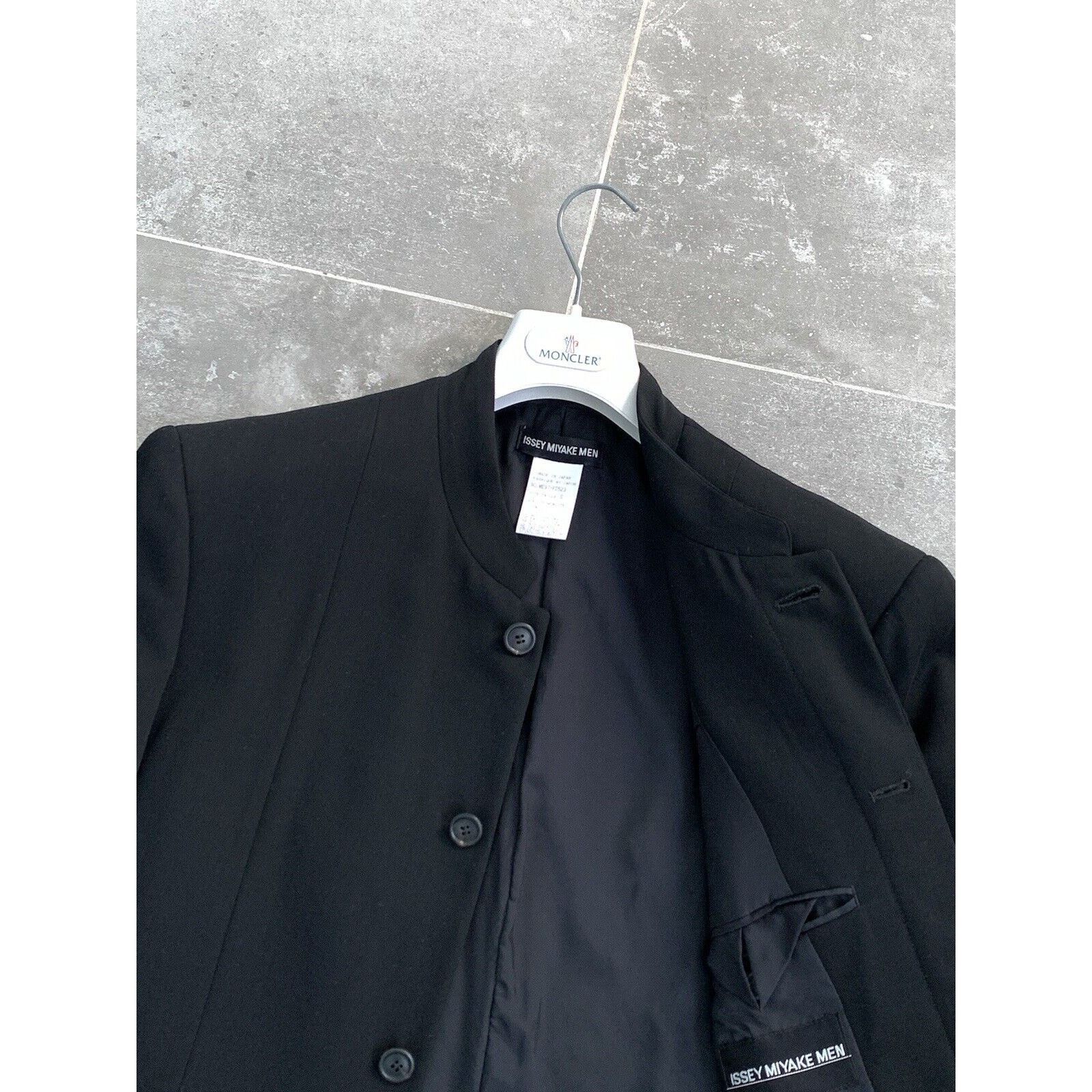 Issey Miyake × Japanese Brand × Vintage Men's ISSEY MIYAKE Wool Jacket 90s Coat Blazer SZ S EU 46-48 Size 48R - 5 Thumbnail