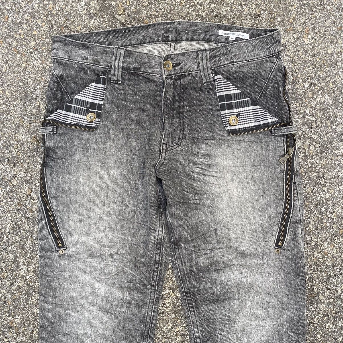 Beauty Beast Semanticdesign Jeans Faded Black Denim Size US 31 - 3 Thumbnail