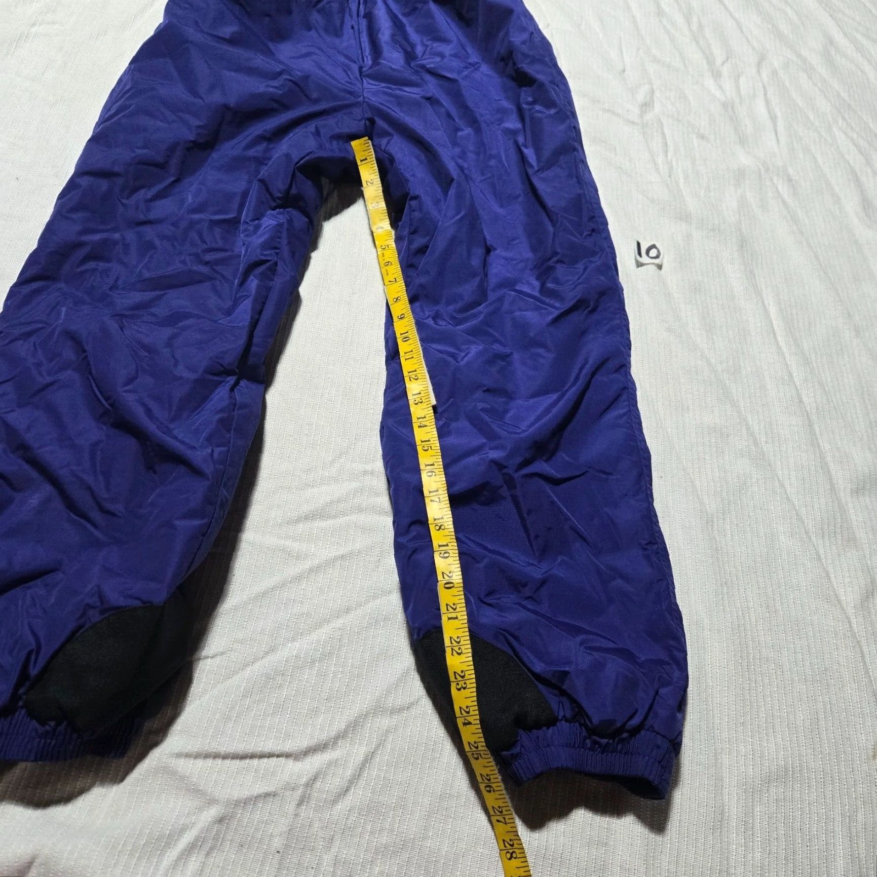 Vintage Columbia Jogger Pants - Women's Activewear - Blue - Medium - Elastic Waist, High Rise, Skinny Leg - Regular Fit - 26in Inseam Size 32" / US 10 / IT 46 - 4 Thumbnail