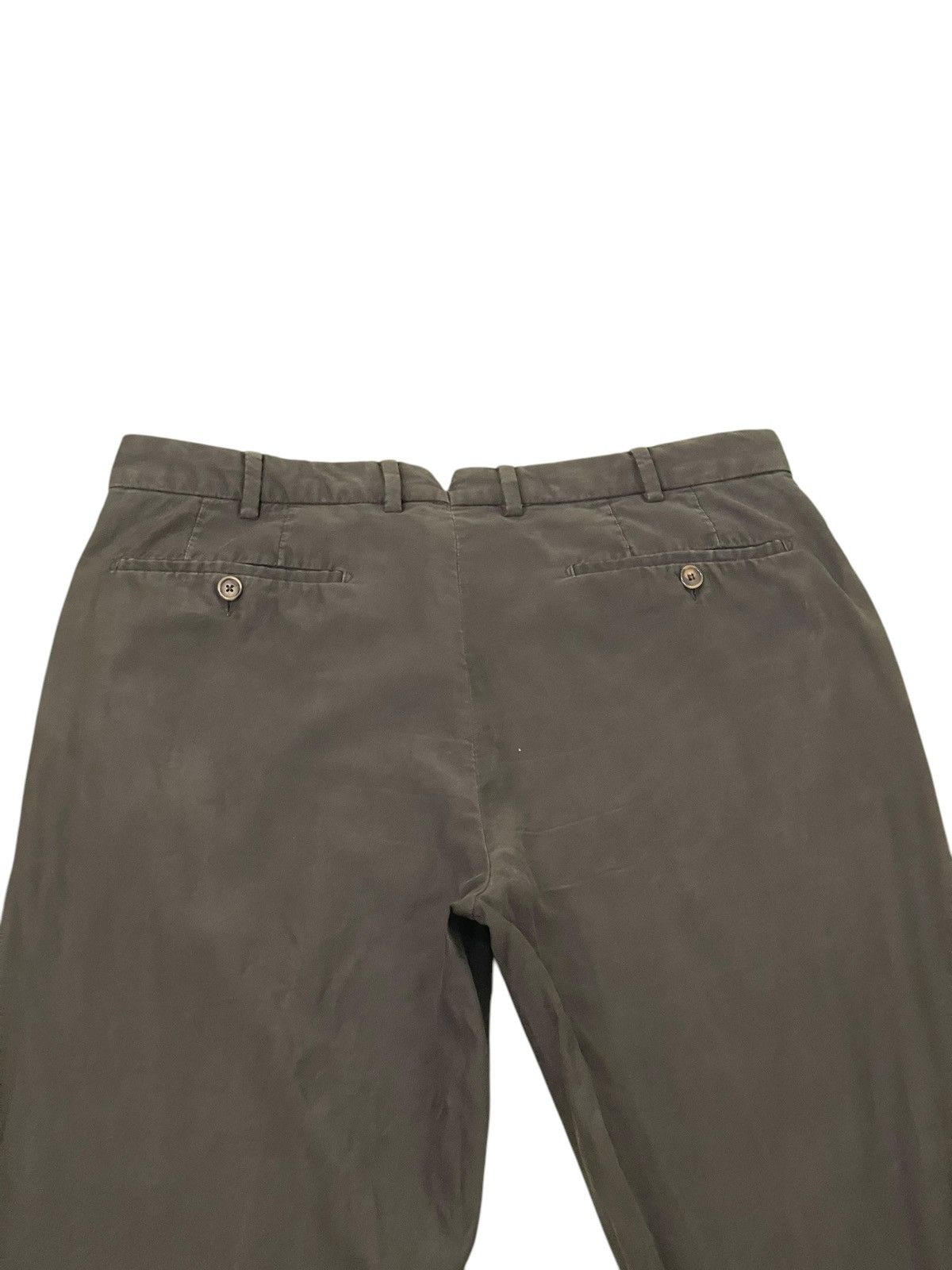 Comme des Garcons Khaki Pant Ermenegildo Zegna Relax Fit 1🟦3 Size US 35 - 13 Thumbnail