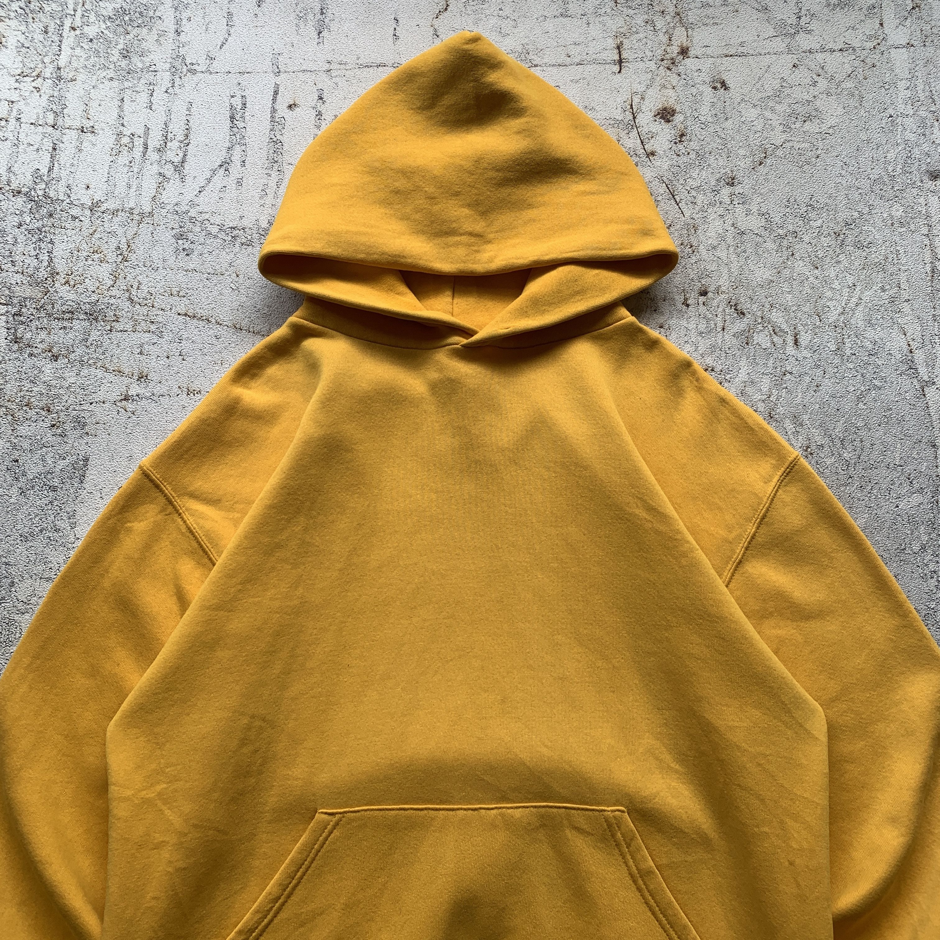 Russell Athletic Vintage Russell Athletic Blank Yellow Hoodie Size US L / EU 52-54 / 3 - 2 Thumbnail