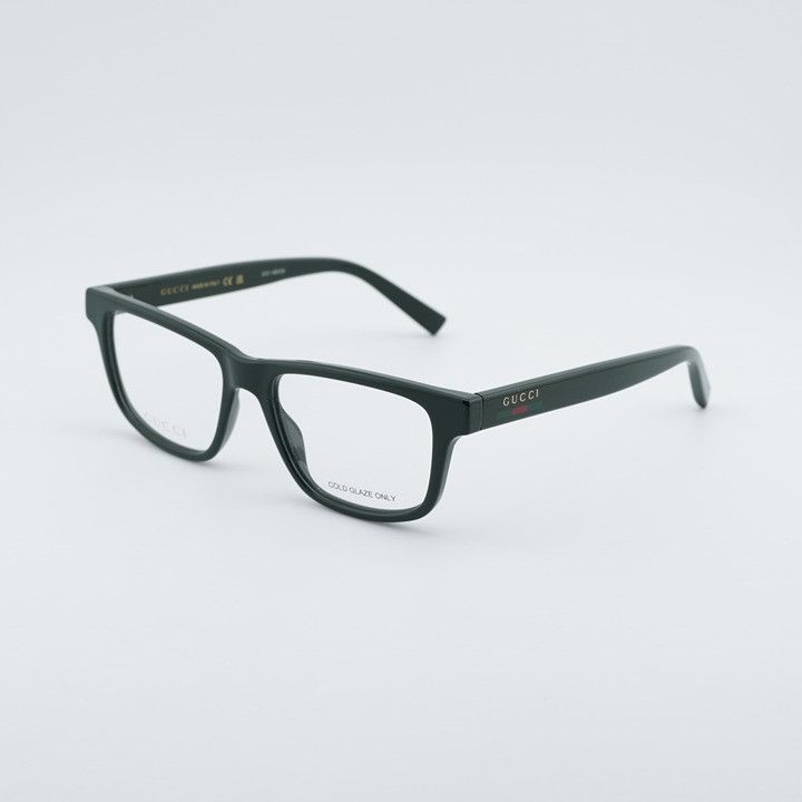 Gucci Women Eyeglasses Transparent Green Square GG0963O 004 NEW AUTHENTIC Gucci® GG0963O Rectangle Eyeglasses - EuroOptica main image 2