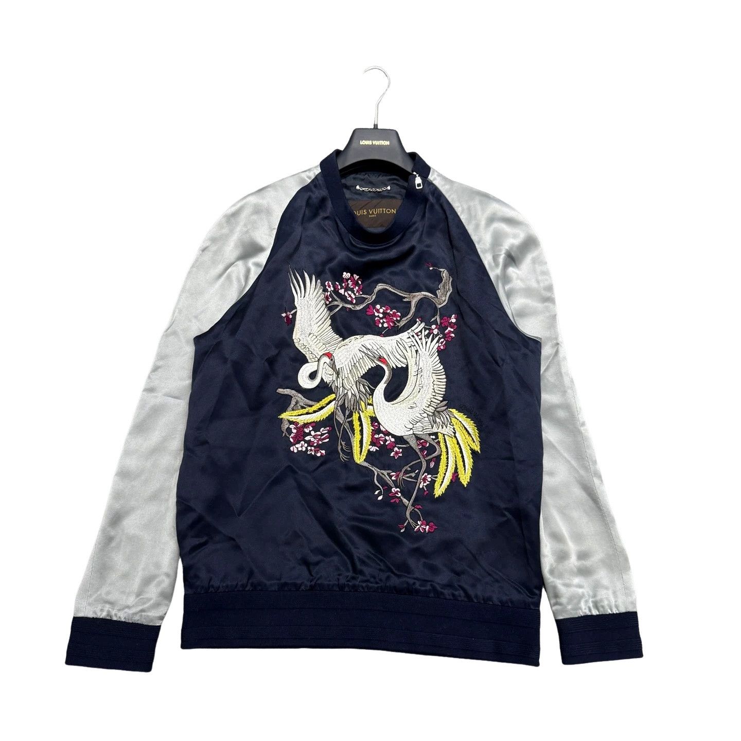 Louis Vuitton Louis Vuitton Crane Embroidery Bomber Jacket Size L Size US L / EU 52-54 / 3 - 1 Thumbnail