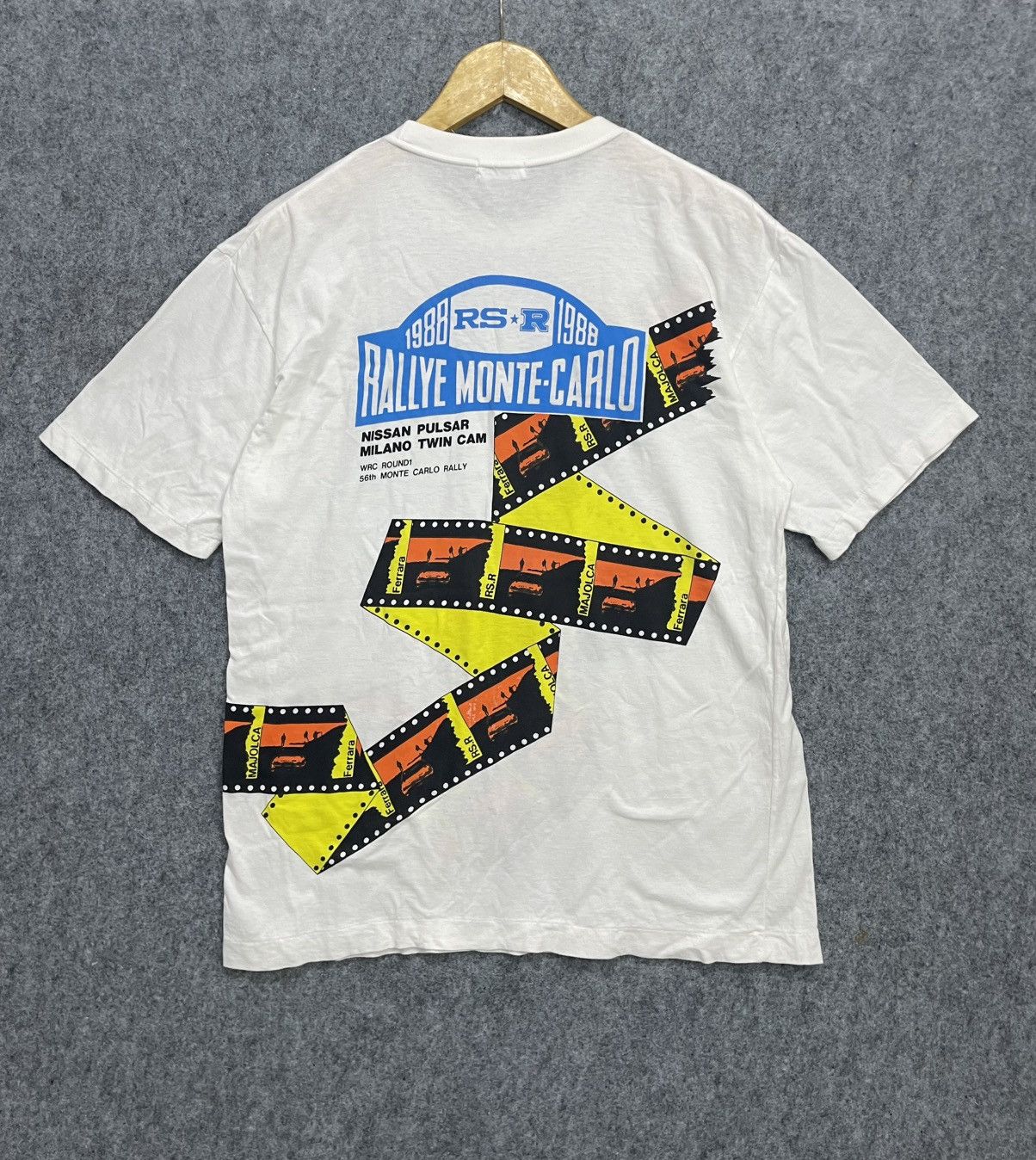 Vintage Vintage 1988 Rallye Monte-Carlo T-Shirt Size US M / EU 48-50 / 2 - 1 Thumbnail