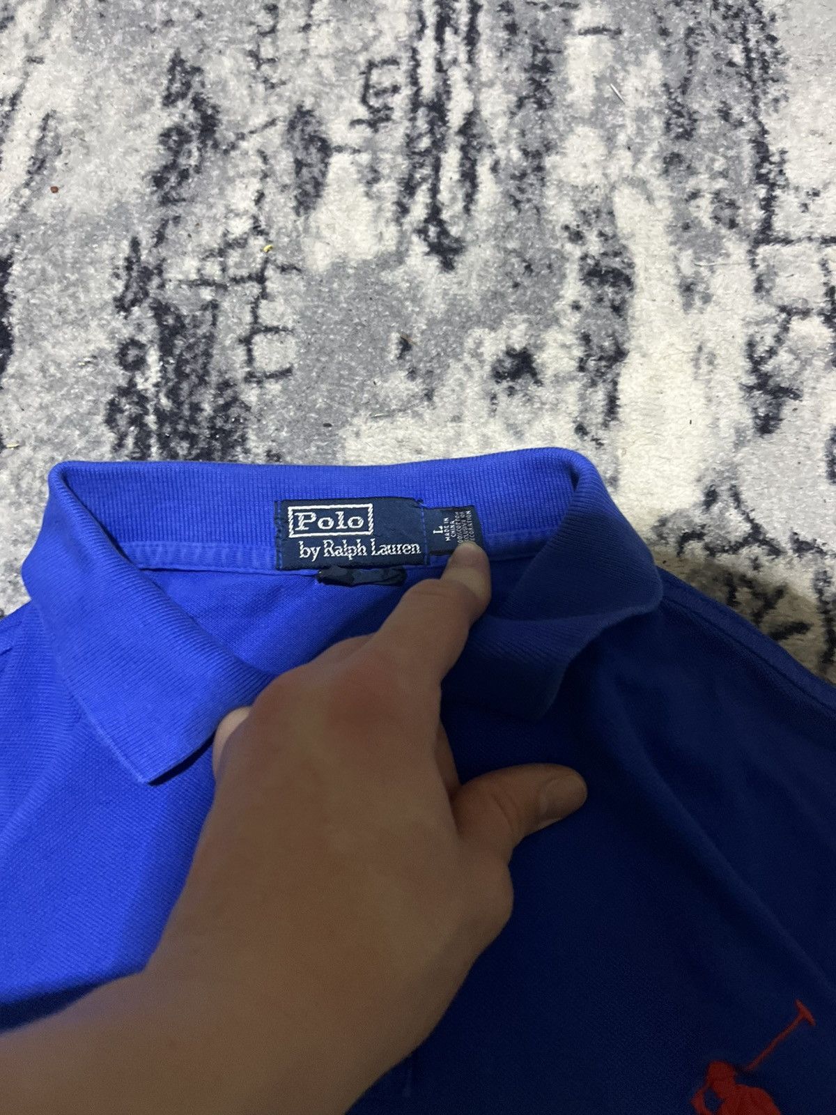 Polo Ralph Lauren RARE Vintage Polo Ralph Lauren "Sunset" / Gradient Big Pony Size US L / EU 52-54 / 3 - 5 Thumbnail