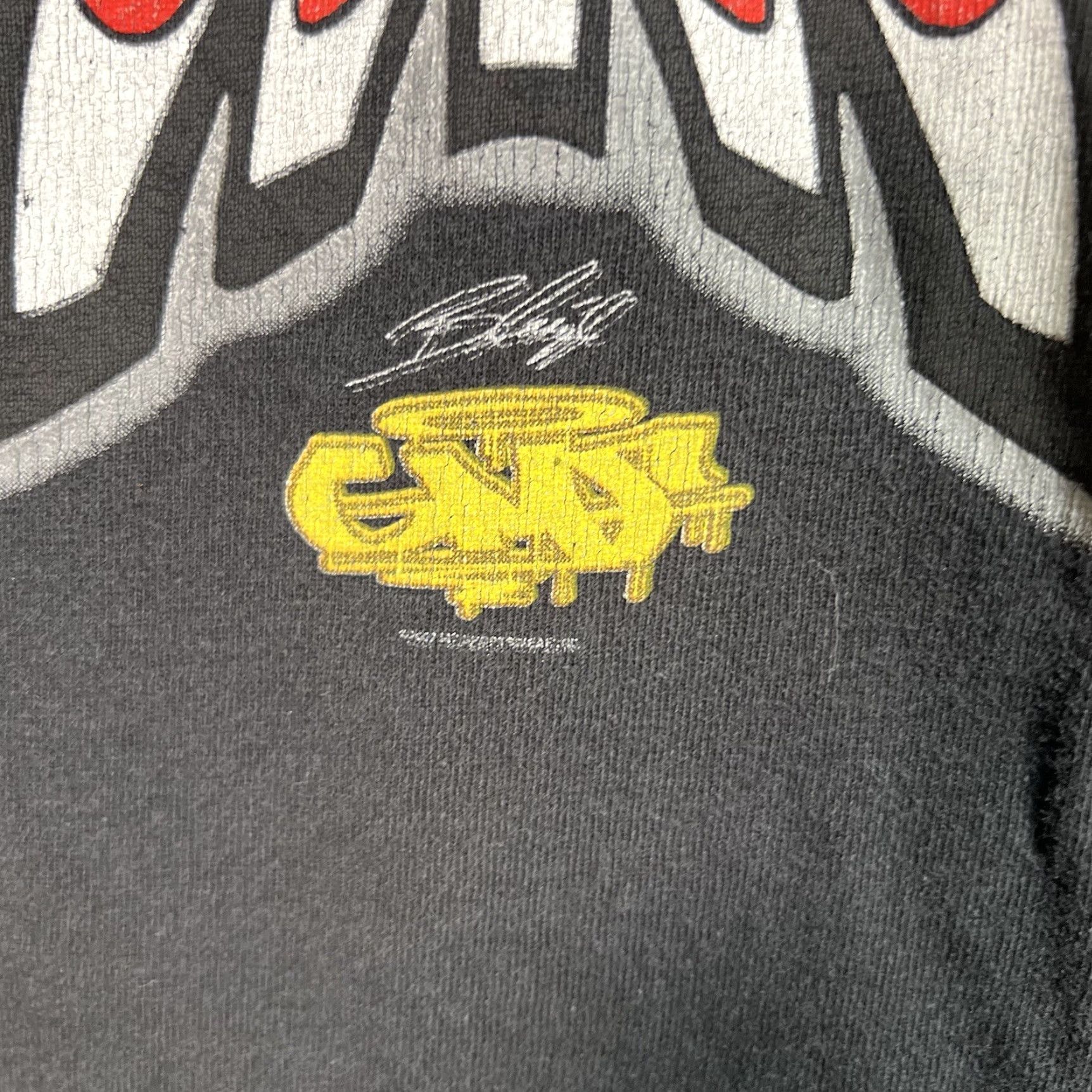 Vintage VINTAGE Give Me Face Eagle Skull T Shirt Adult 2XL Black Mens Size US XXL / EU 58 / 5 - 5 Thumbnail