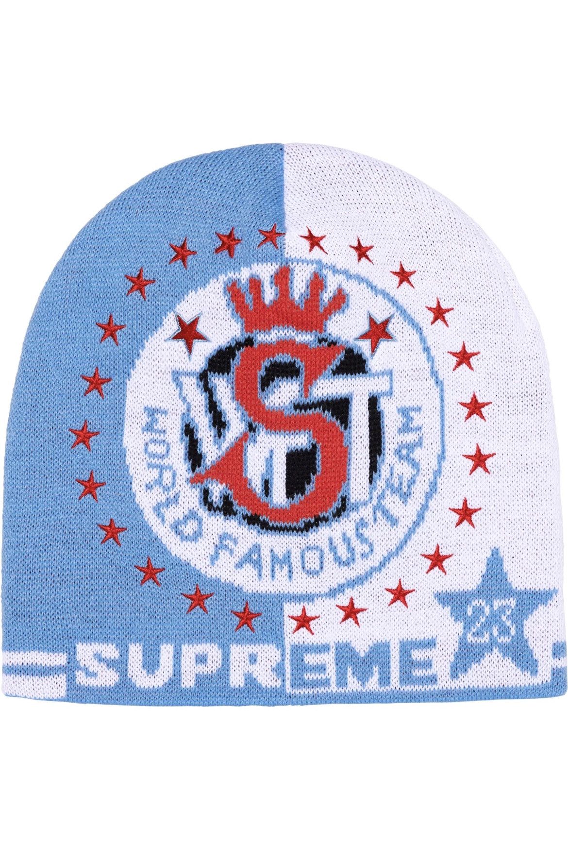 Supreme Supreme Umbro Beanie White Blue FW23 | Grailed