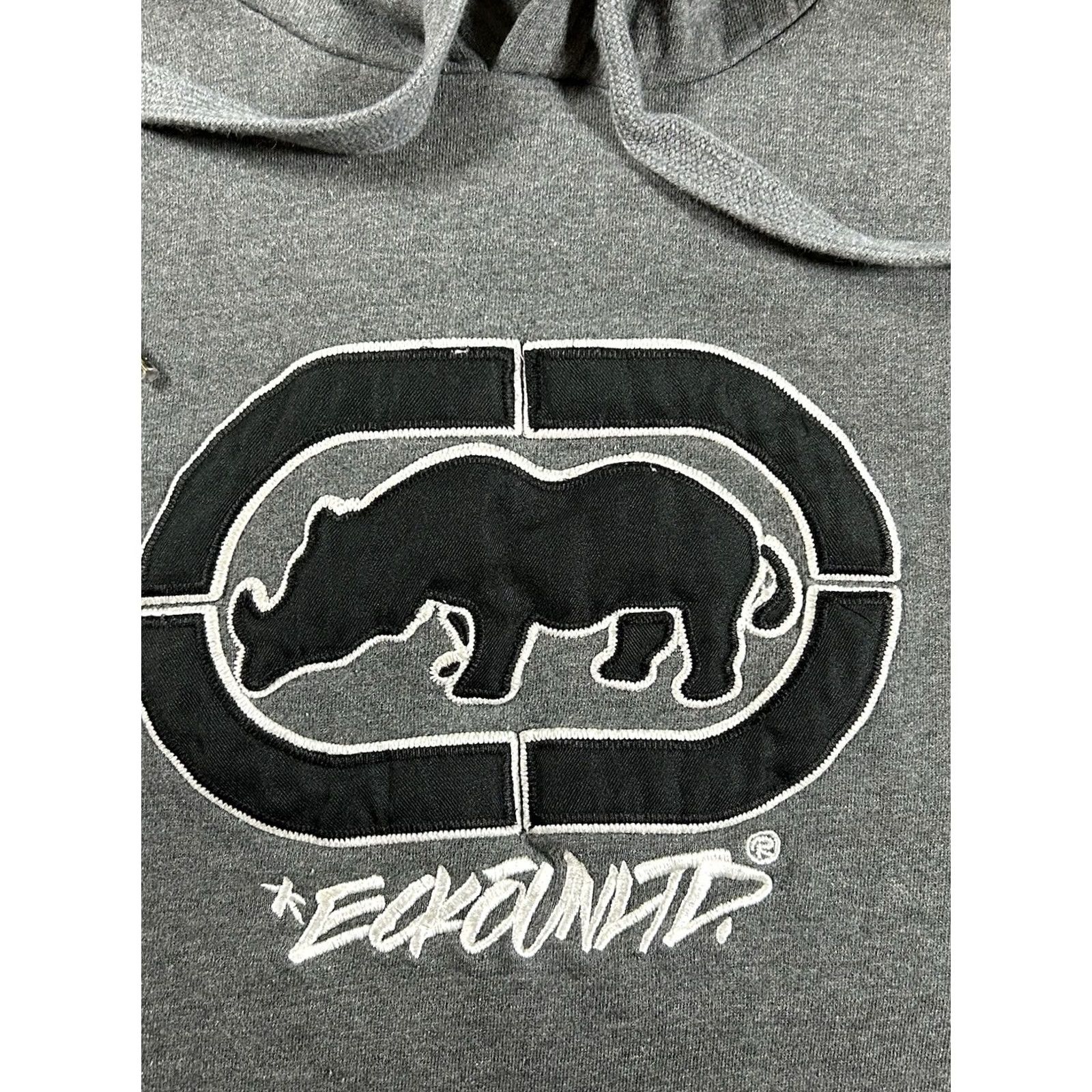 Vintage VINTAGE Eckō Unltd Hoodie Pullover Sweatshirt Gray Large Mens Size US L / EU 52-54 / 3 - 4 Thumbnail