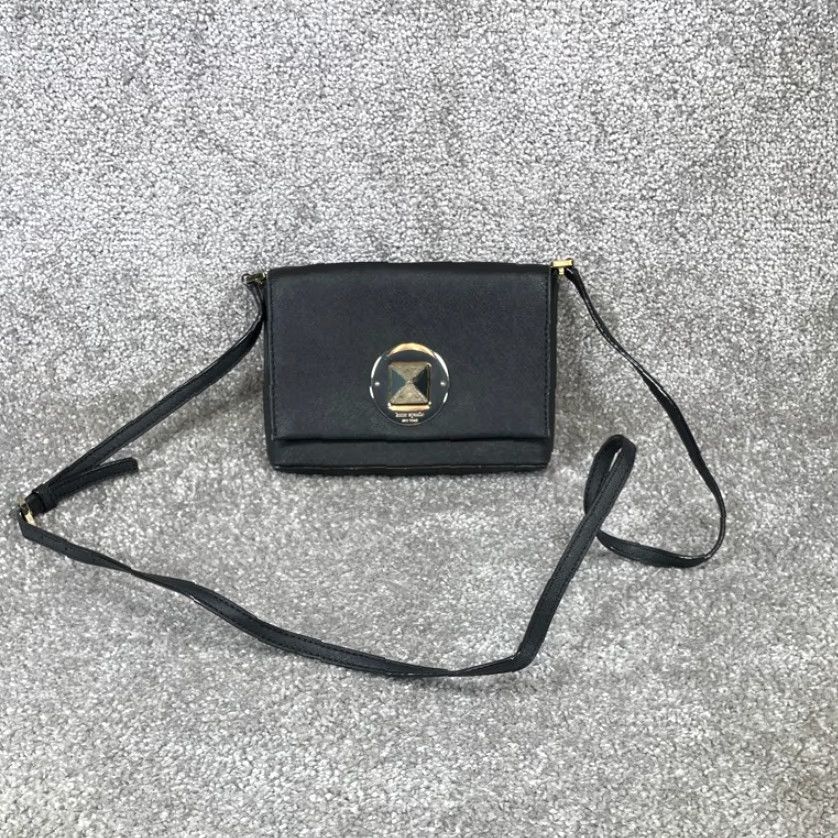 Vintage VINTAGE Kate Spade New York Crossbody Bag Women's Leather Casual Black Adjustable Strap 2010s Size ONE SIZE - 2 Thumbnail
