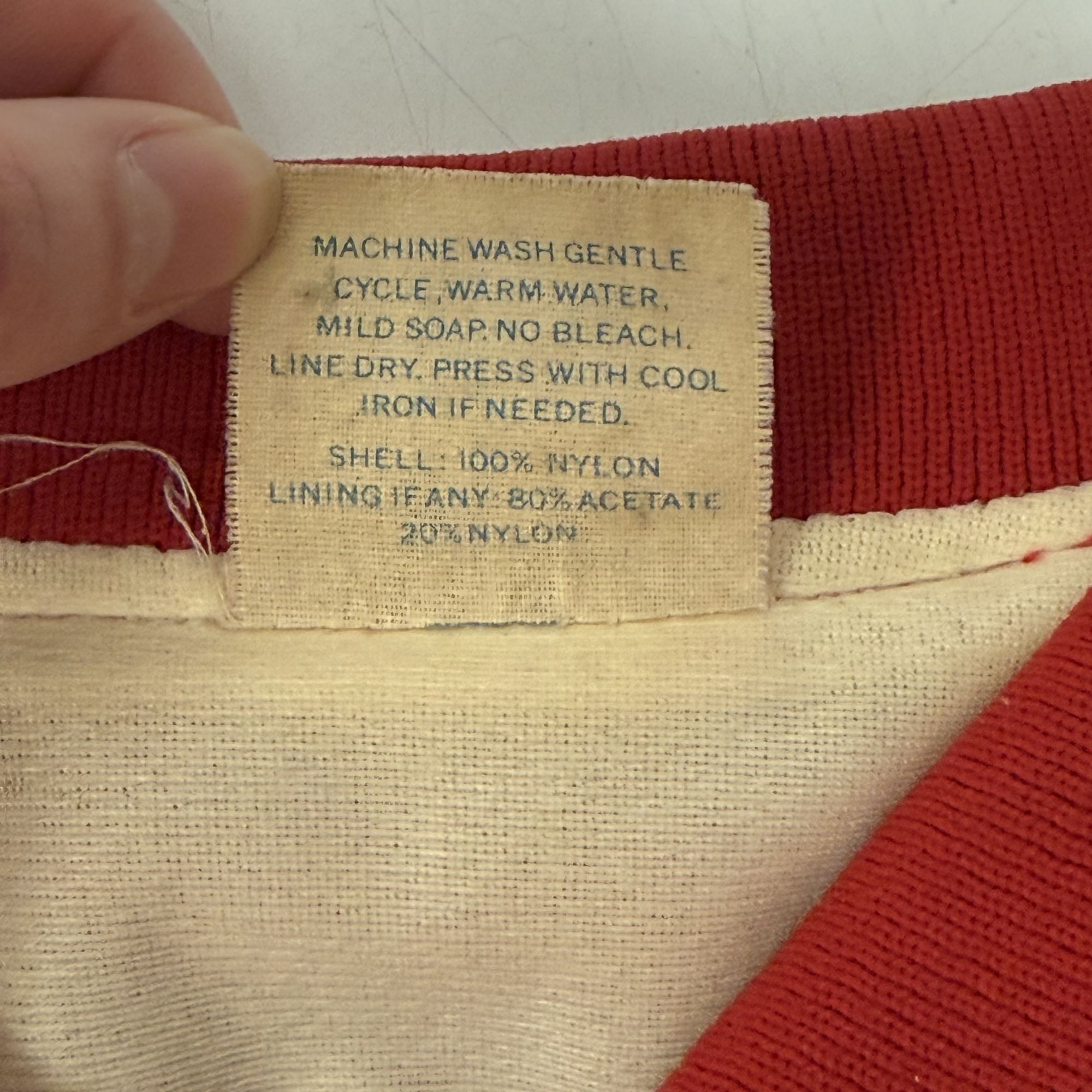 Other Vtg Howie Shiny MALL VISION The RED MACHINE Bomber Size US L / EU 52-54 / 3 - 7 Thumbnail