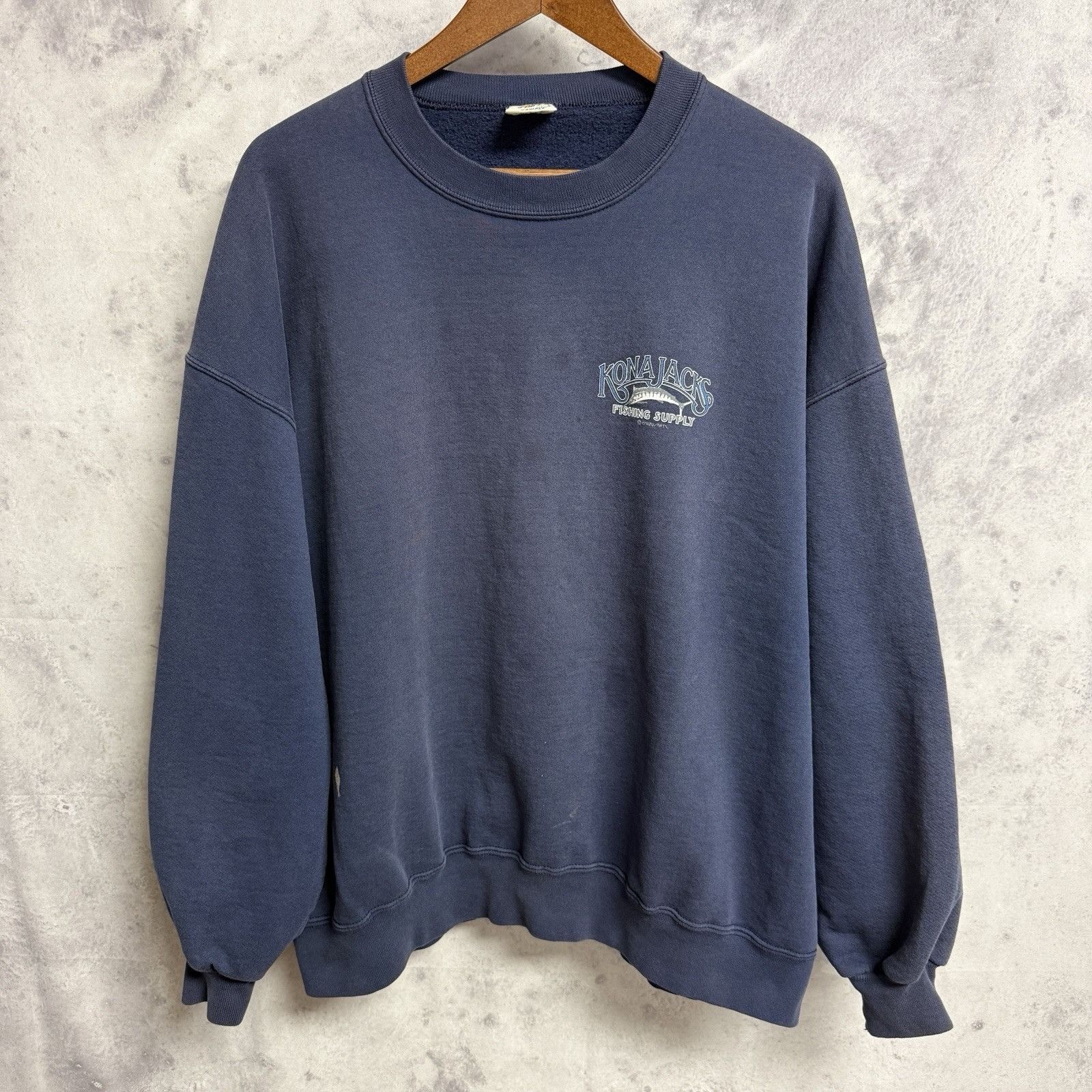 Vintage Vintage 90s Crazy Shirts Hawaii Kona Jacks Fishing Supply Size US XL / EU 56 / 4 - 3 Thumbnail