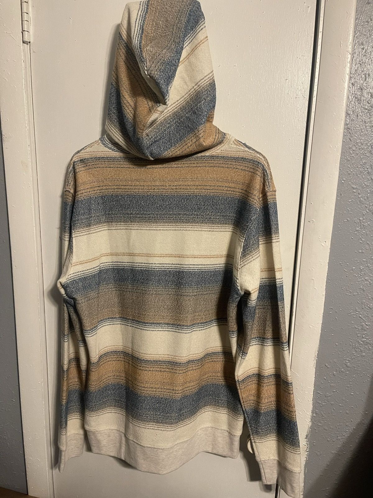 Quiksilver Quicksilver Striped Hoodie Size US L / EU 52-54 / 3 - 3 Thumbnail