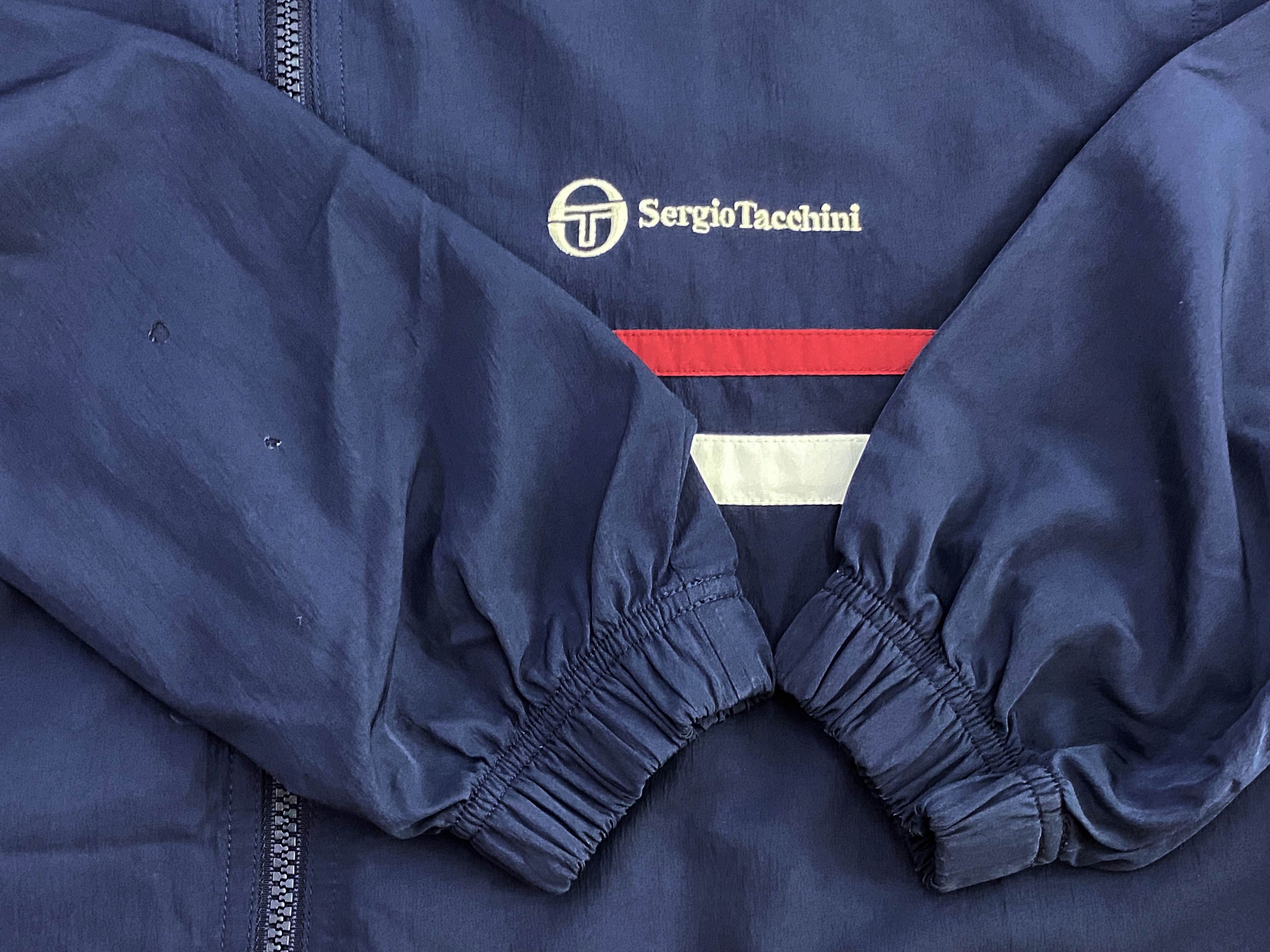 Sergio Tacchini × Vintage Sergio Tacchini Blue Track Jacket – Retro Sportswear Zip-Up Size US M / EU 48-50 / 2 - 8 Thumbnail