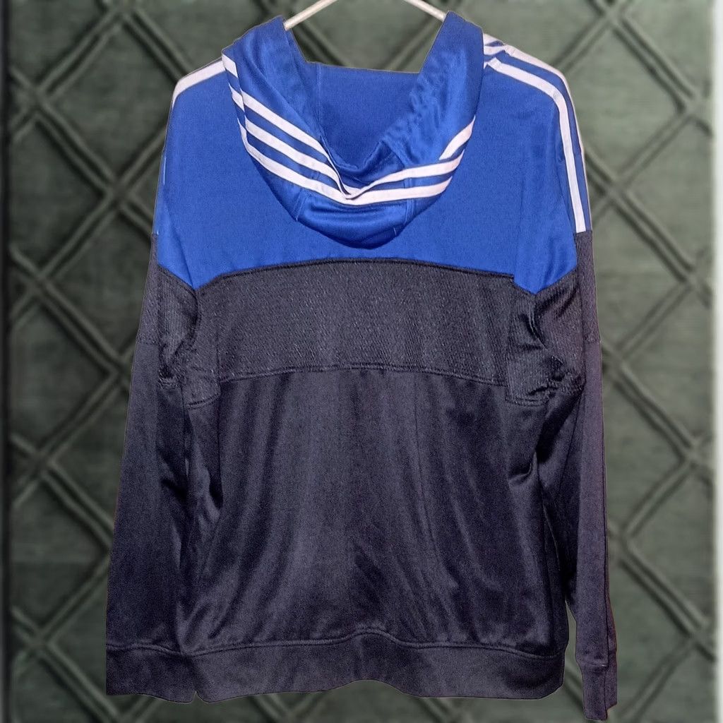 Adidas Adidas Basketball Sweatshirt Mens XL Black Hooded Pullover Long Sleeve Logo Embroidered - Regular Fit, All Seasons, Sportswear Size US XL / EU 56 / 4 - 1 Thumbnail