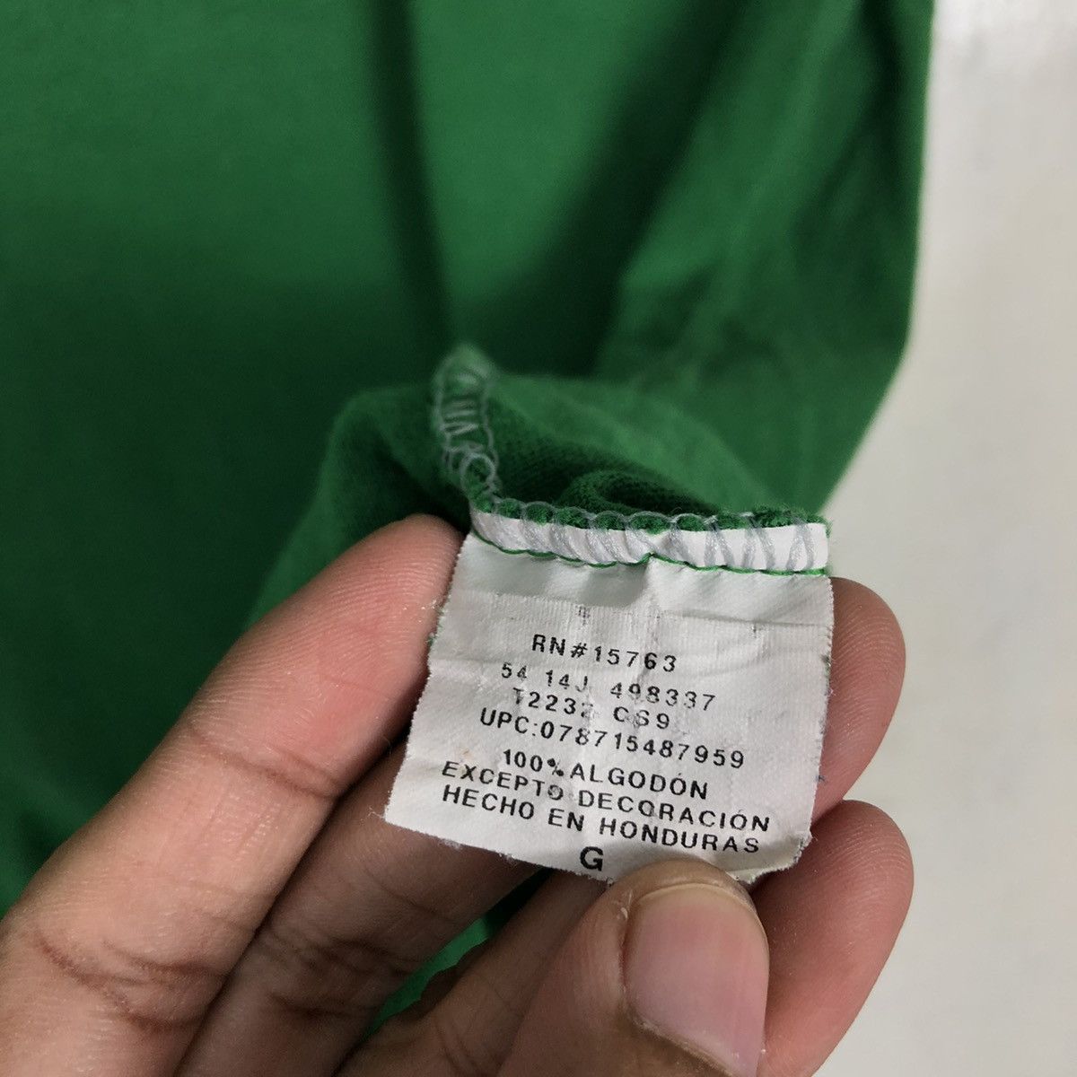 Japanese Brand Vintage Champion T-Shirt Green Colour Active Wear Rapper Wear Size US M / EU 48-50 / 2 - 11 Thumbnail