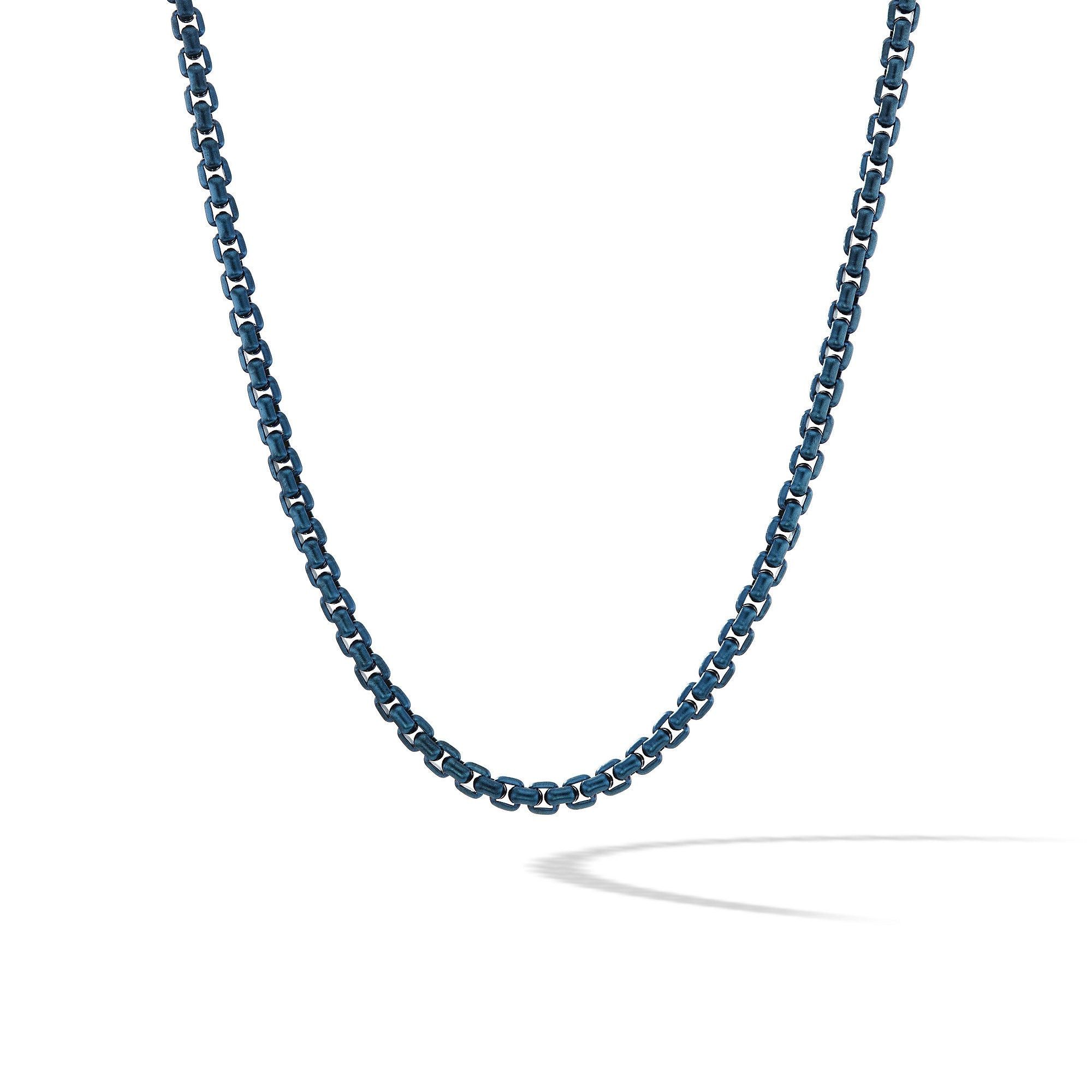 David Yurman o1w1db10325 Bel Aire Color Box Chain Necklace in Navy Acryli Size ONE SIZE - 2 Thumbnail