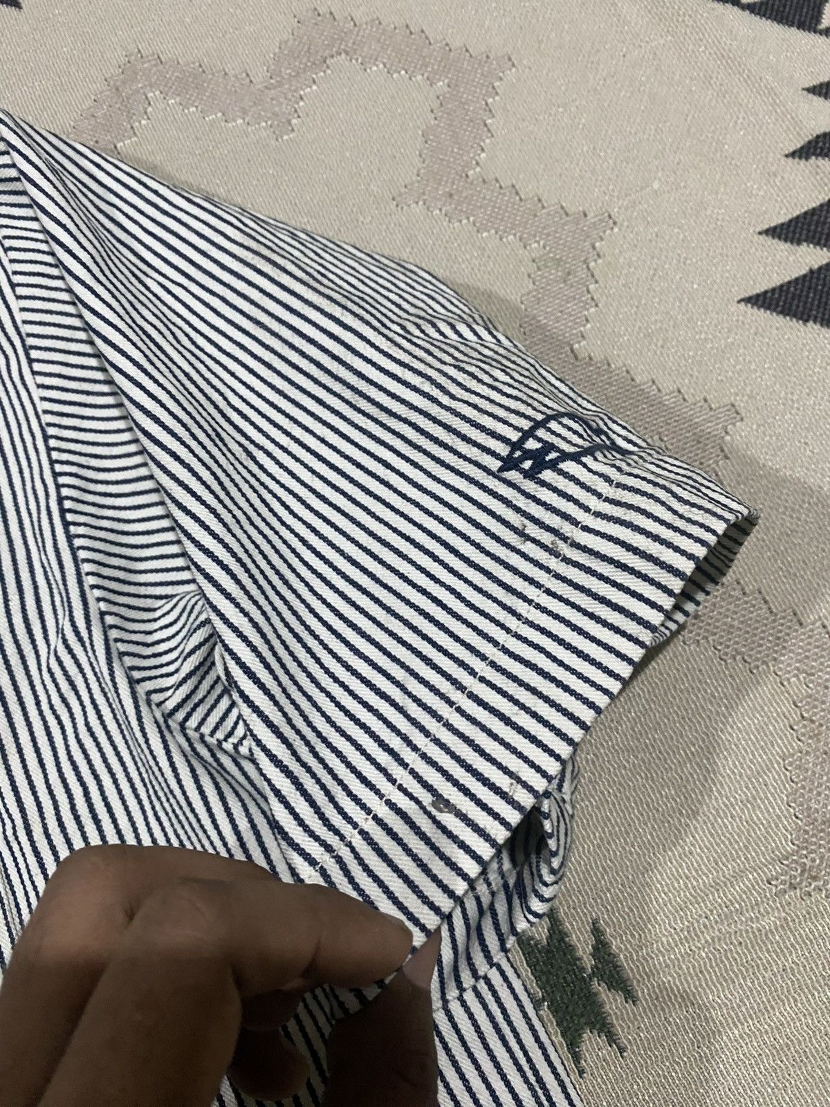 Tony Hawk 2000s GU X TONY HAWK WORKWEAR BUTTON UP SPELLOUT ON BACK Size US L / EU 52-54 / 3 - 9 Thumbnail