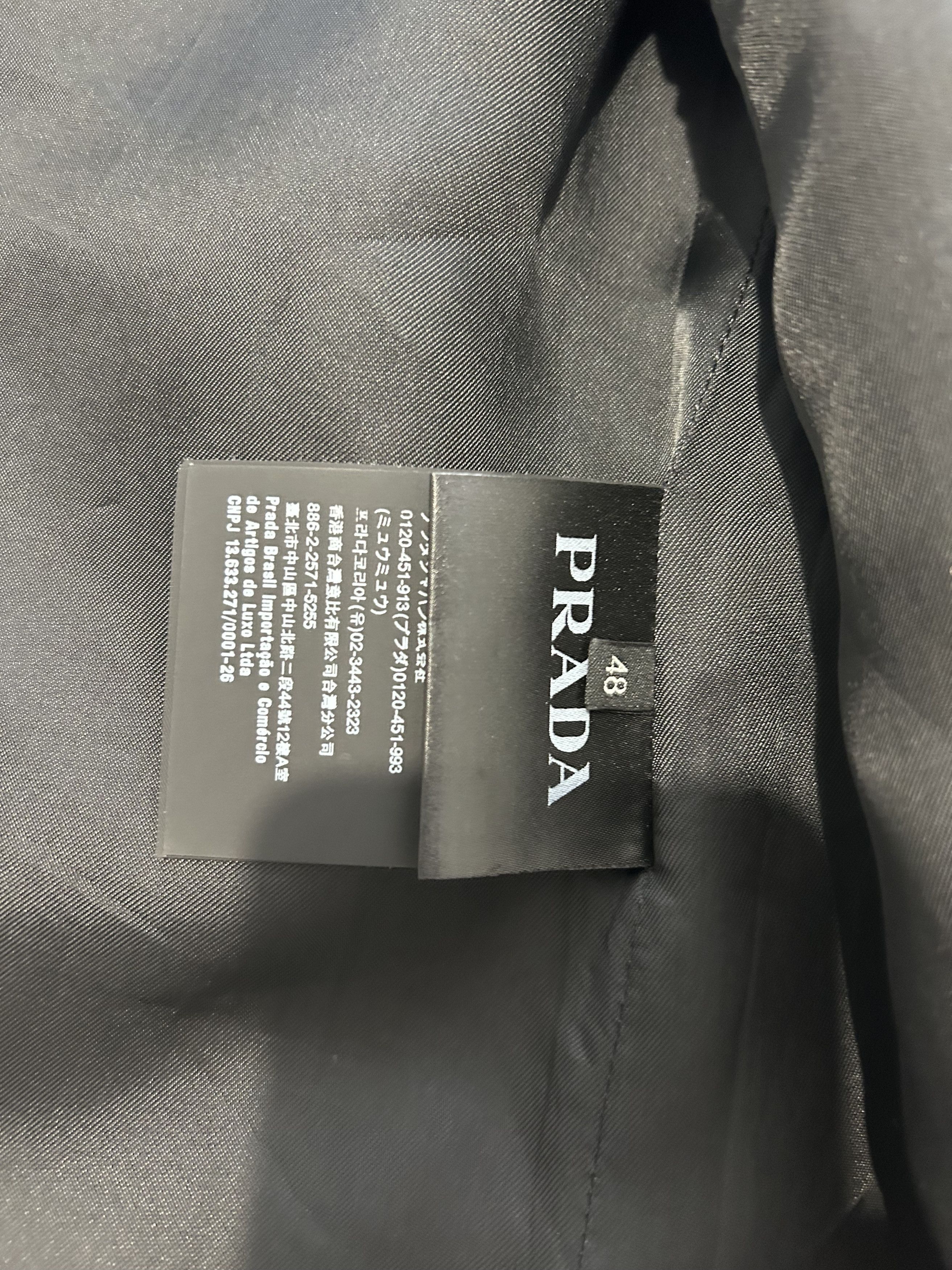 Prada PRADA Tan Check Car Coat In F0040 Carme Size US M / EU 48-50 / 2 - 4 Thumbnail