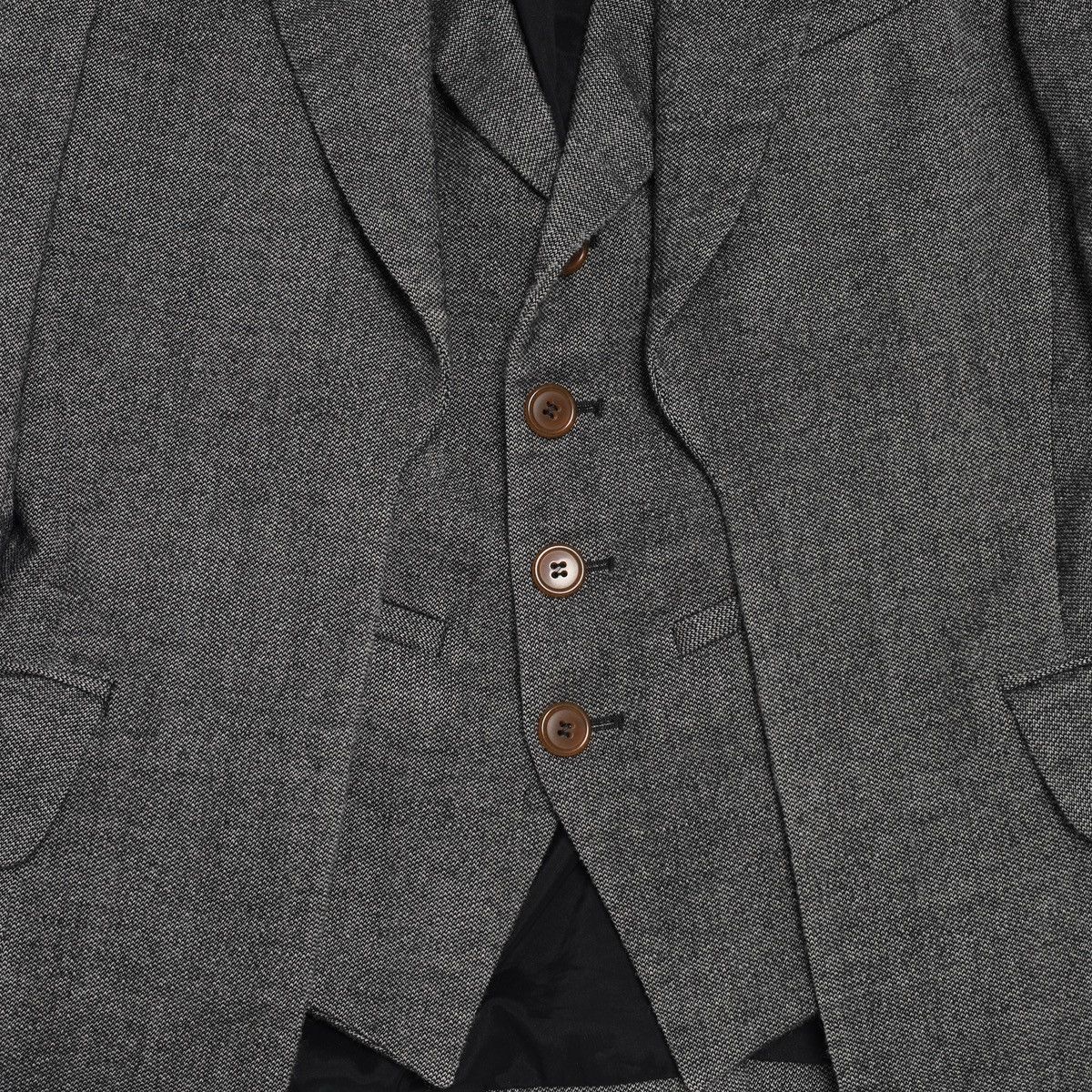 Vivienne Westwood Vivienne Westwood MAN London Wool Grey Blazer Jacket Vest Size 38R - 2 Thumbnail