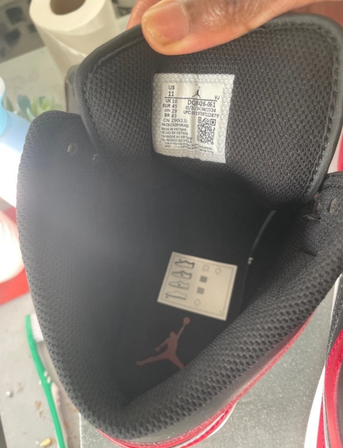 Jordan Brand × Nike *NEW Air Jordan!! 1 (Authentic) Size US 11 / EU 44 - 10 Thumbnail