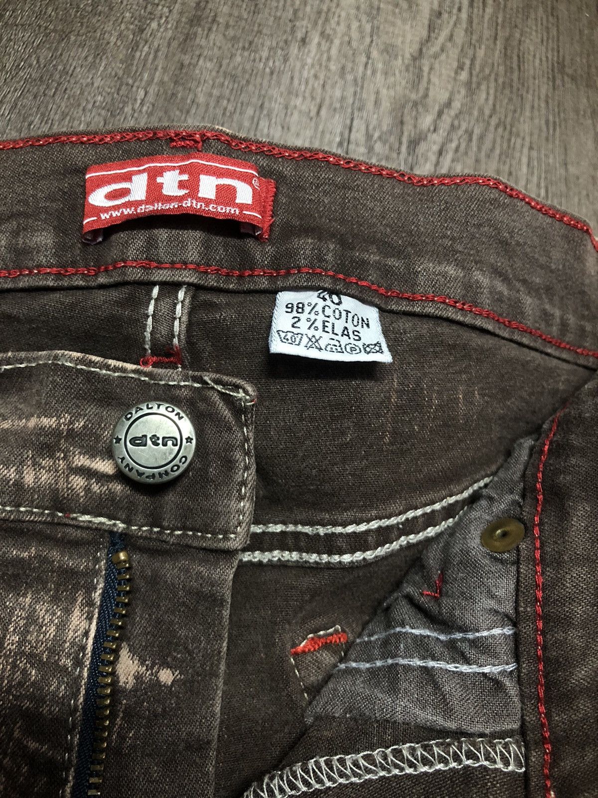 Designer × Japanese Brand VINTAGE DALTON GERMANY BERNING FLARE JEANS Size 27" / US 4 / IT 40 - 21 Thumbnail