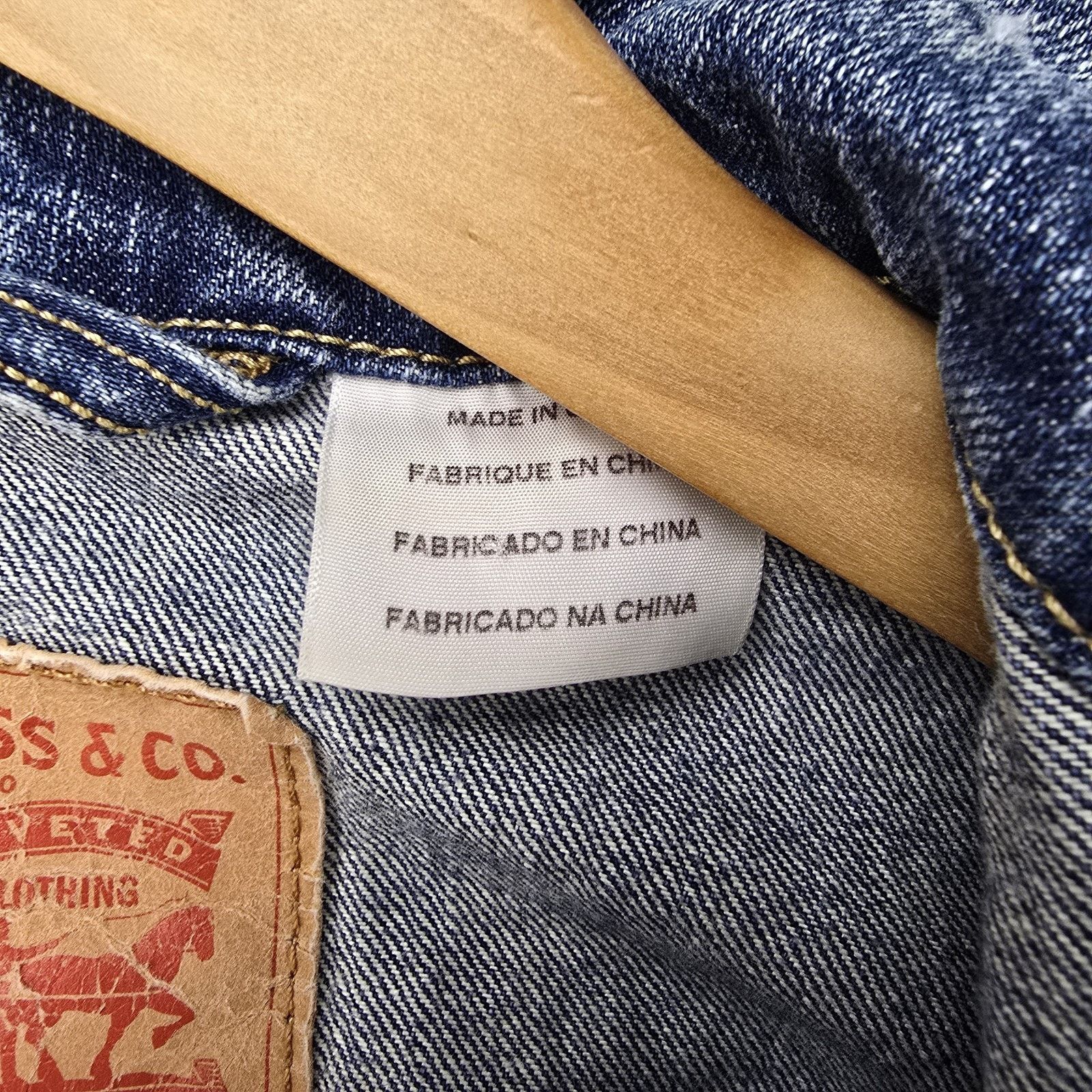 Levi's Levis Denim Jacket Mens Large Blue Type 3 Trucker Western Size US L / EU 52-54 / 3 - 8 Thumbnail