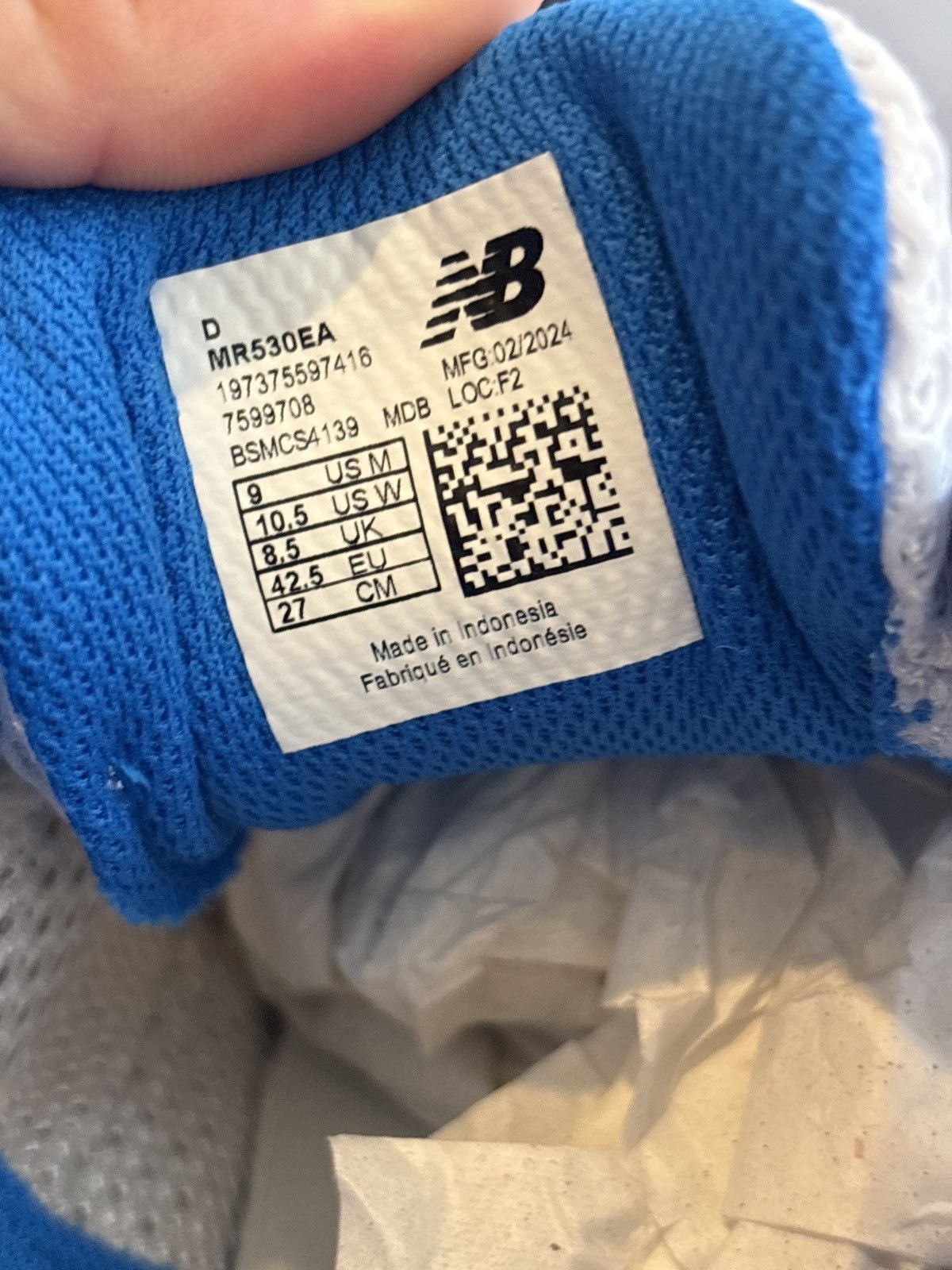 New Balance New balance 530 size 9 white blue Size US 9 / EU 42 - 2 Thumbnail