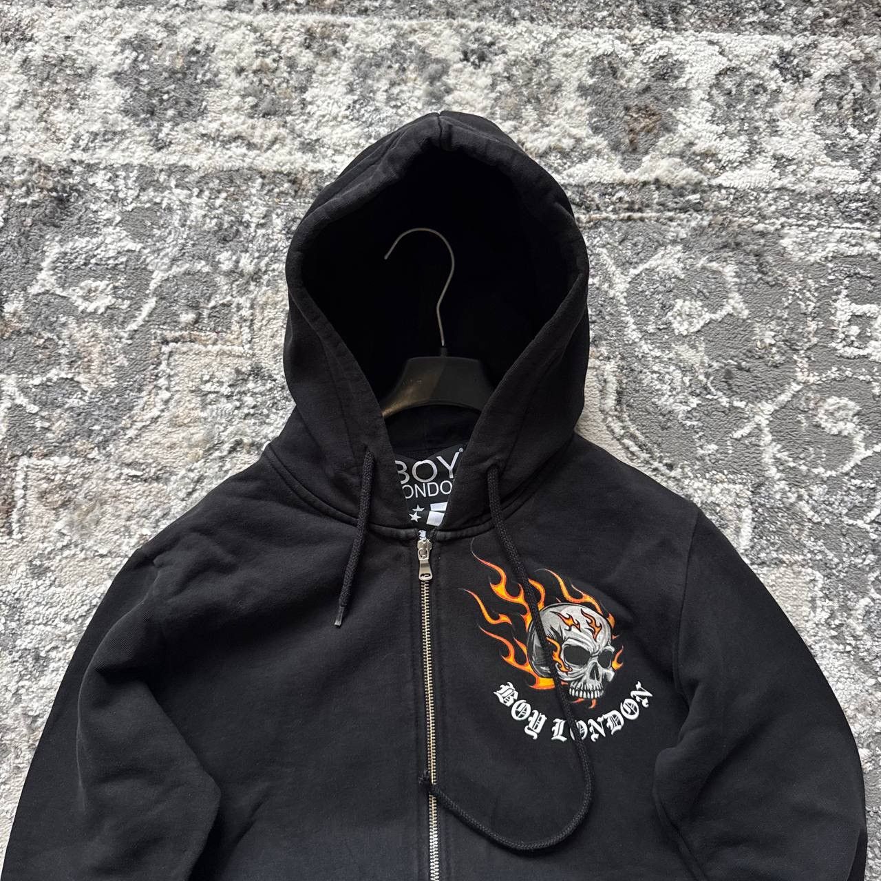 Boy London Vintage Boy London big logo skull flames zip up hoodie Size US S / EU 44-46 / 1 - 5 Thumbnail