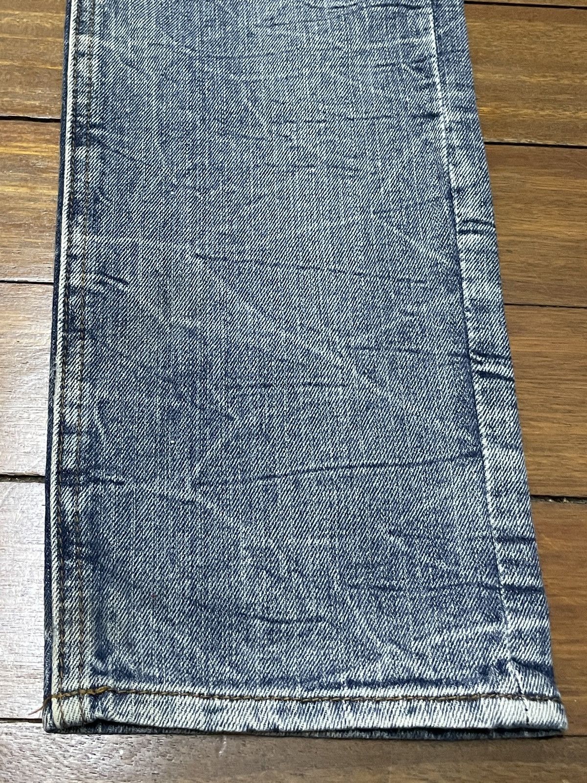 Le Grande Bleu (L.G.B.) Rare Design Vintage Japanese Brand Wild Life Jeans 2000s Size US 32 / EU 48 - 6 Thumbnail