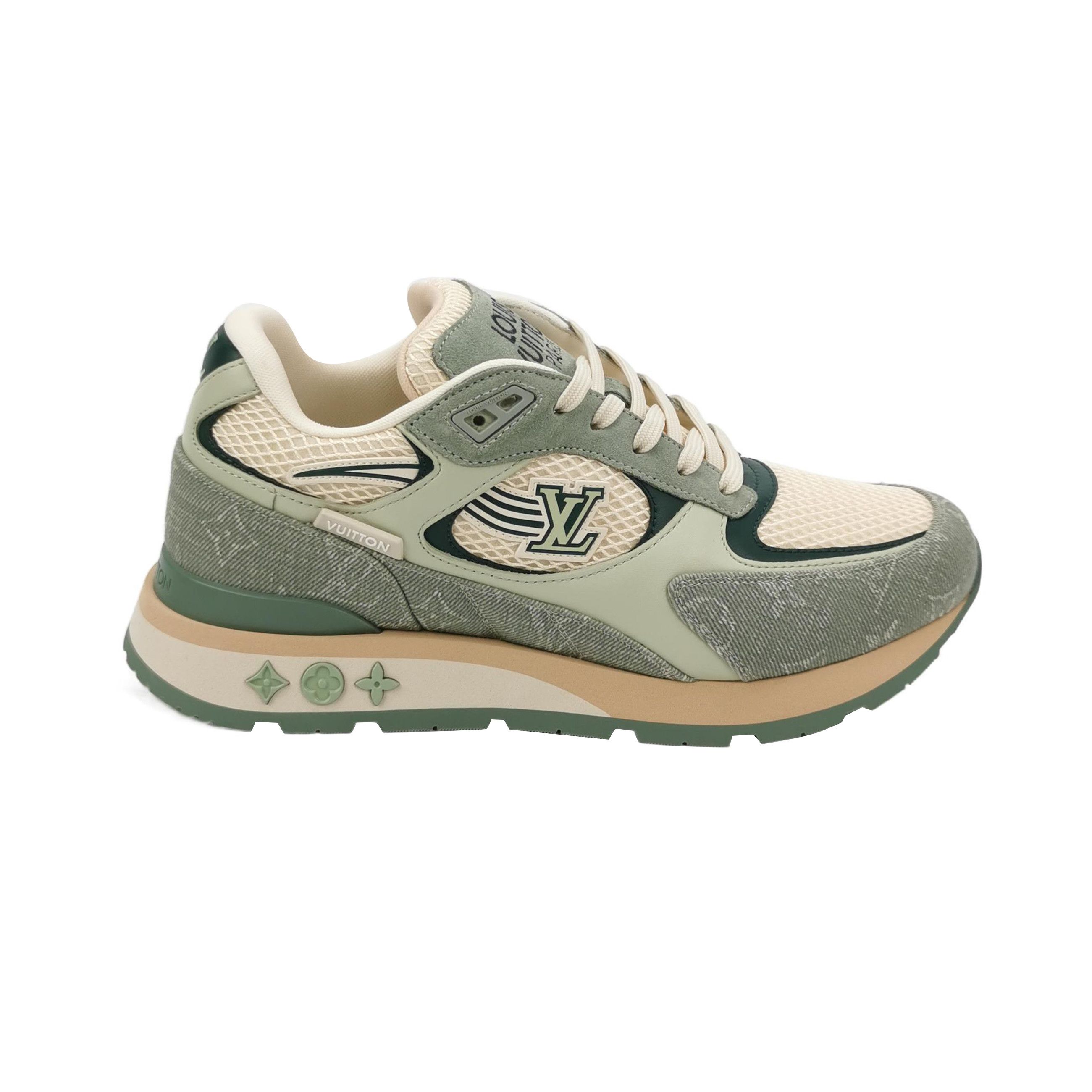 Louis Vuitton Louis Vuitton Run Away Suede and Mesh Sneakers 40 Size US 7 / EU 40 - 1 Thumbnail