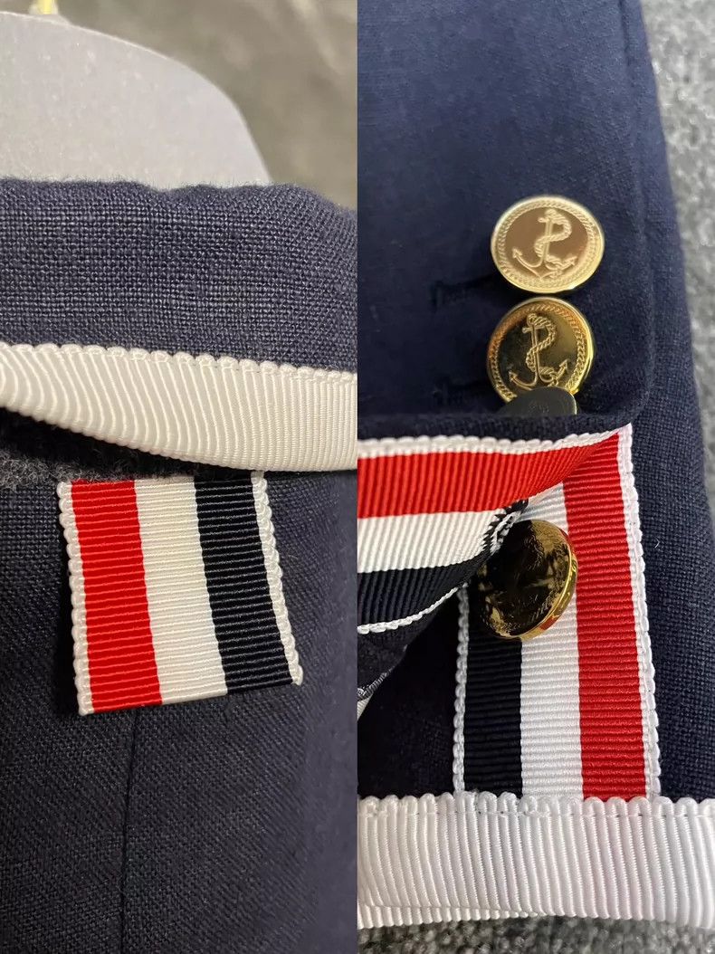 Thom Browne Thom Browne size3 Flaxen coat jackets Size 38S - 6 Thumbnail