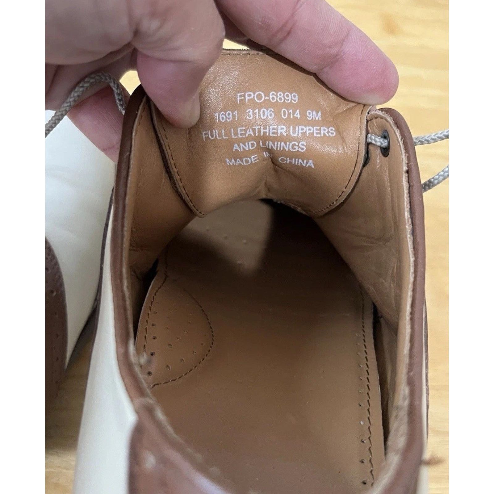 Jos. A. Bank Men's Jos.A.Bank Vintage Brown & Beige Lace Up Saddle Size 9 Size US 9 / EU 42 - 7 Thumbnail