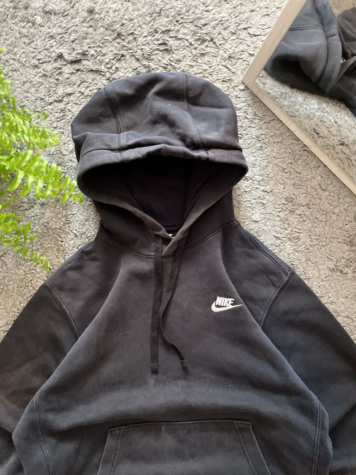 Nike × Vintage Nike Hoodie Streetwear Basic Logo Swoosh Vintage Size US S / EU 44-46 / 1 - 7 Thumbnail