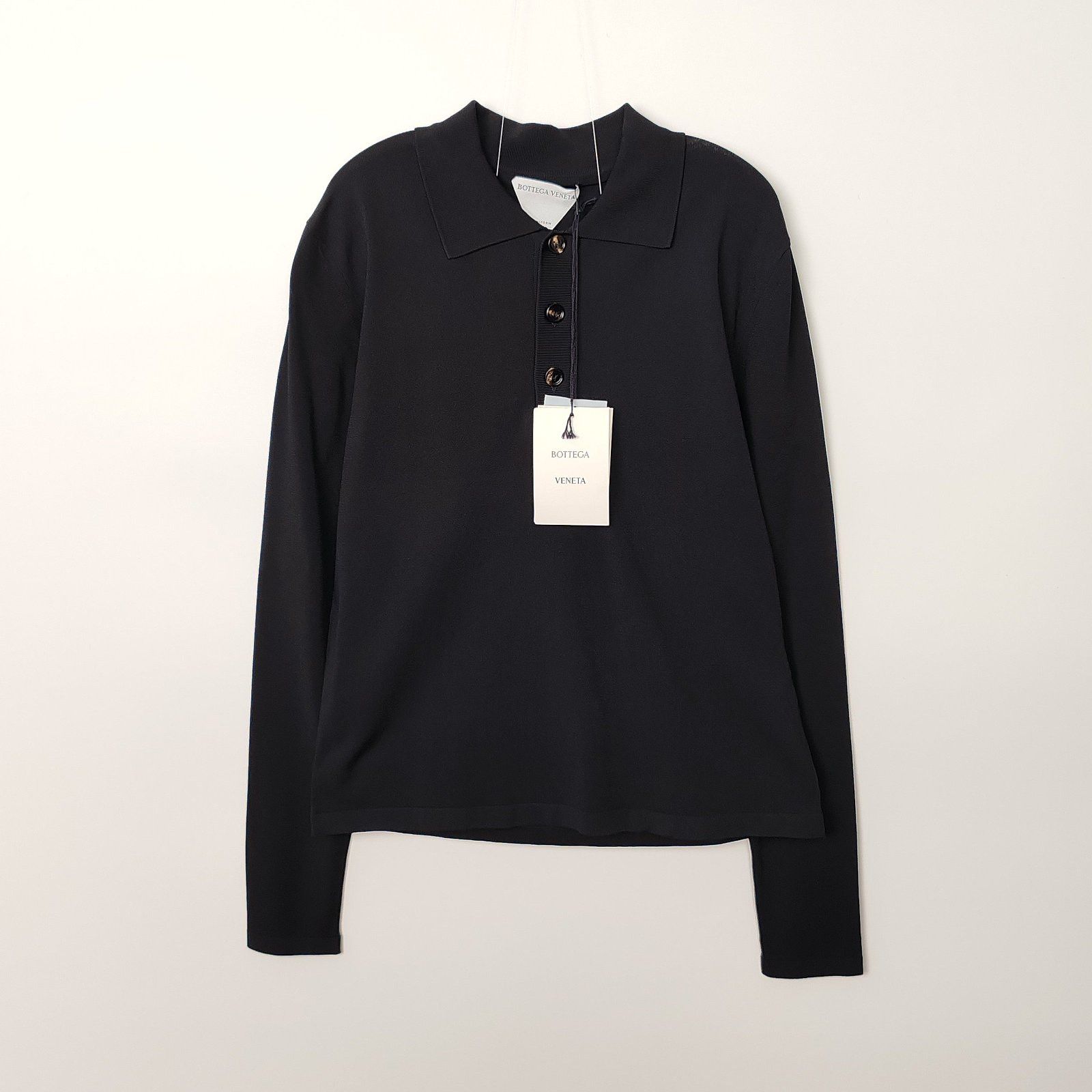 Bottega Veneta Bottega Veneta Uniform Long Sleeve Polo Size S Size US S / EU 44-46 / 1 - 1 Thumbnail
