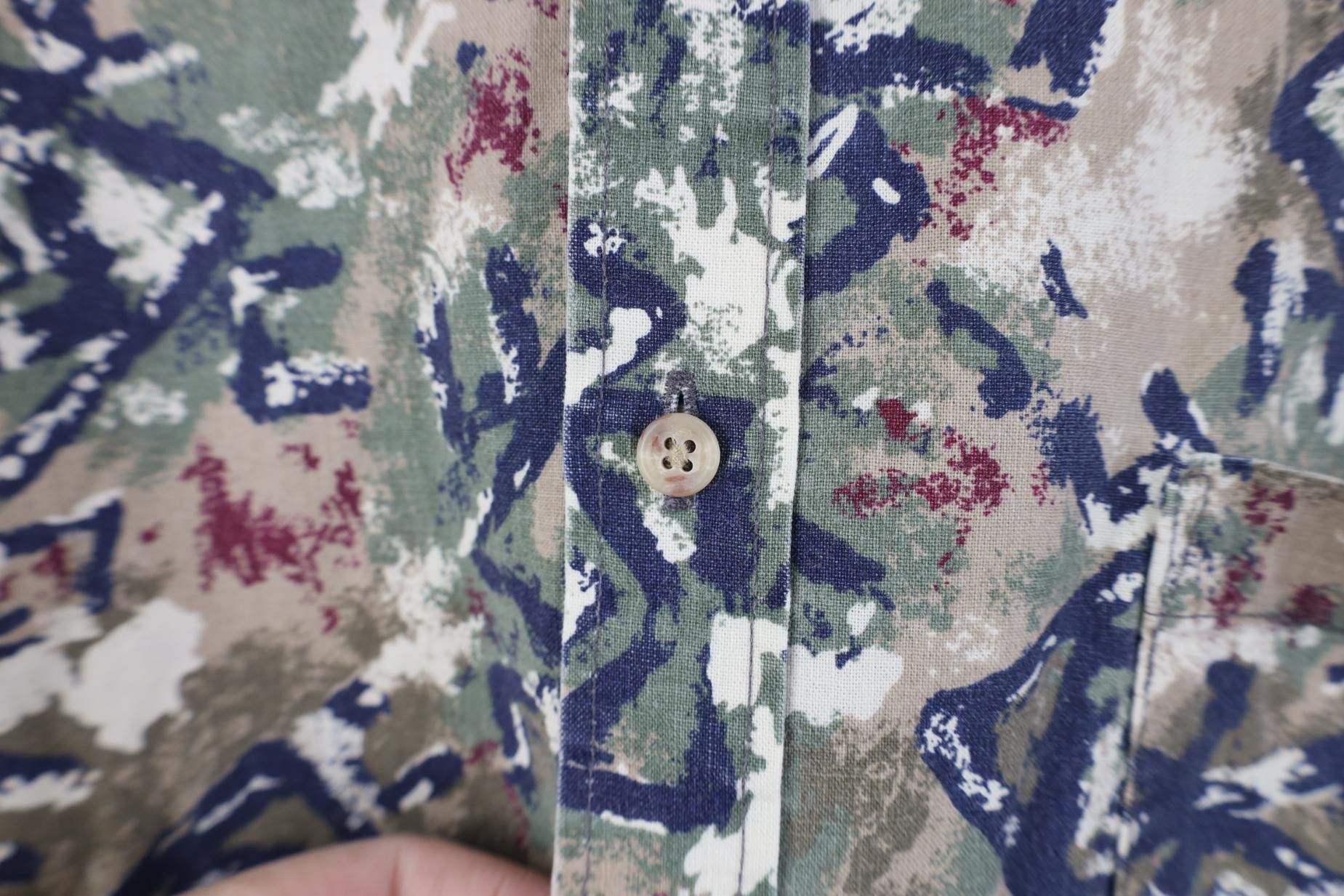 Vintage Vintage 90s Streetwear Art Collared Button Down Shirt USA Size US L / EU 52-54 / 3 - 5 Thumbnail