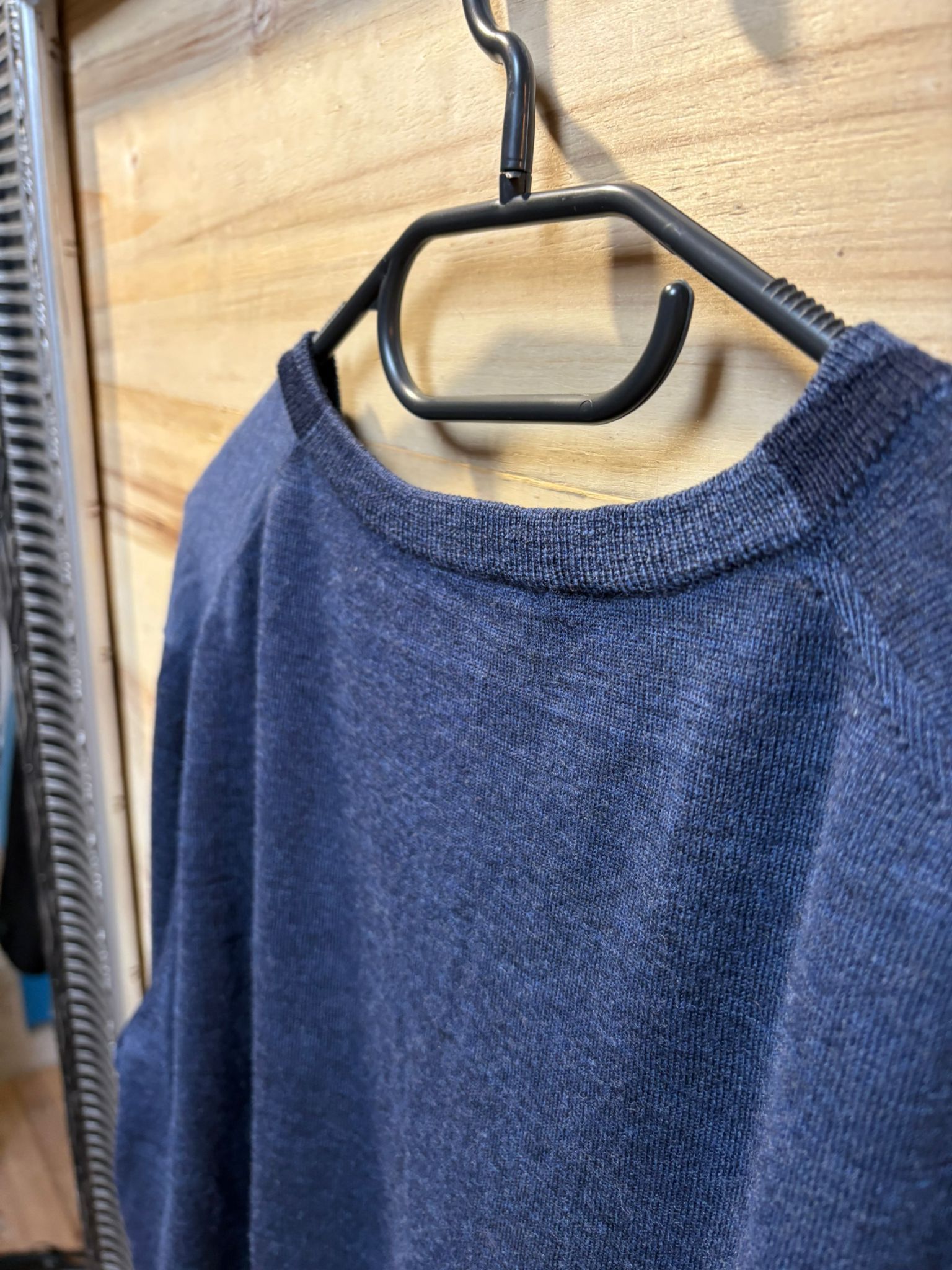 Etro ETRO Navy V-Neck Wool Sweater XL Made in Italy Size US XL / EU 56 / 4 - 3 Thumbnail