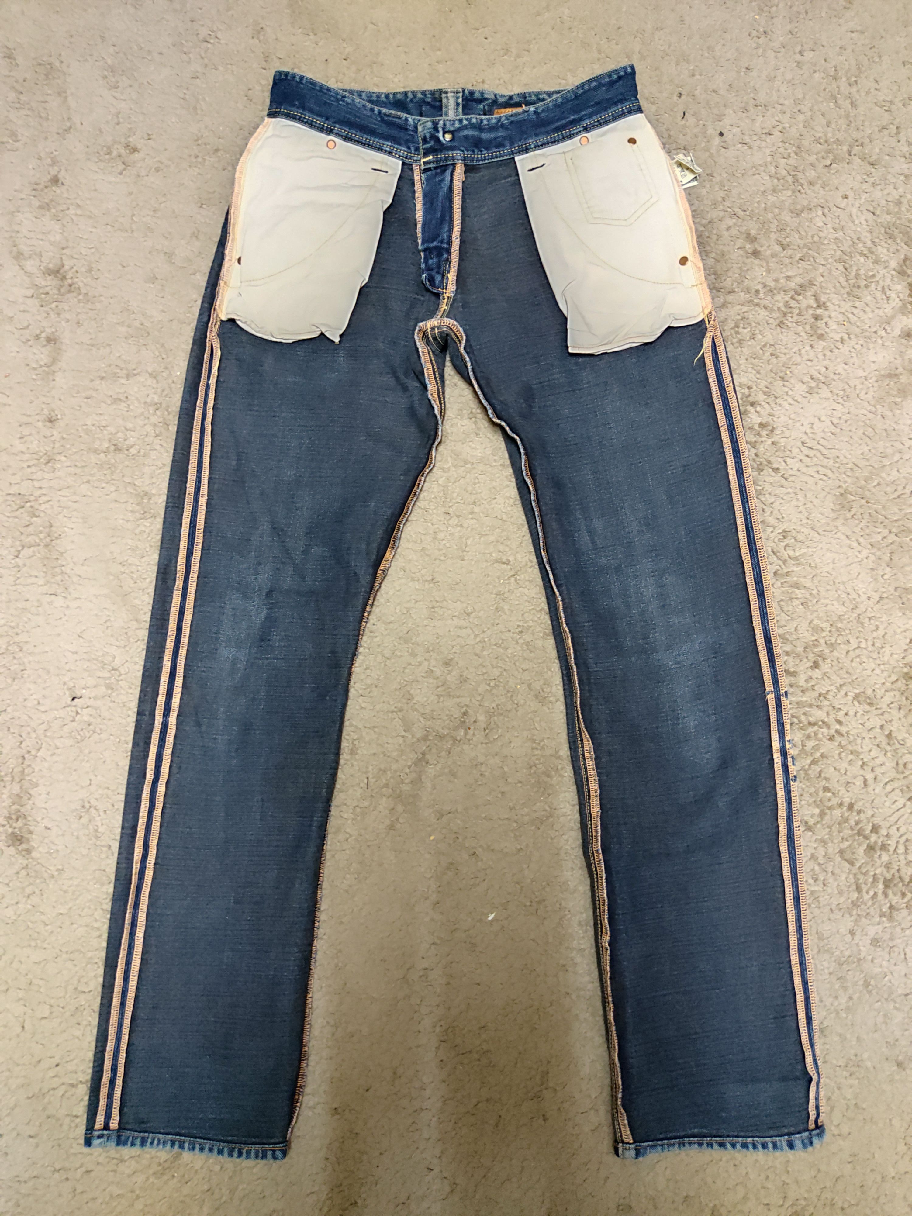 Indigo × Johnbull John Bull Jean's Indigo Dye Size US 30 / EU 46 - 7 Thumbnail