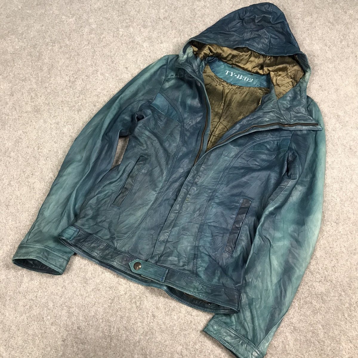 14th Addiction 14th Addiction Ifsixwasnine Style Leather Faded Jacket Size US S / EU 44-46 / 1 - 17 Thumbnail